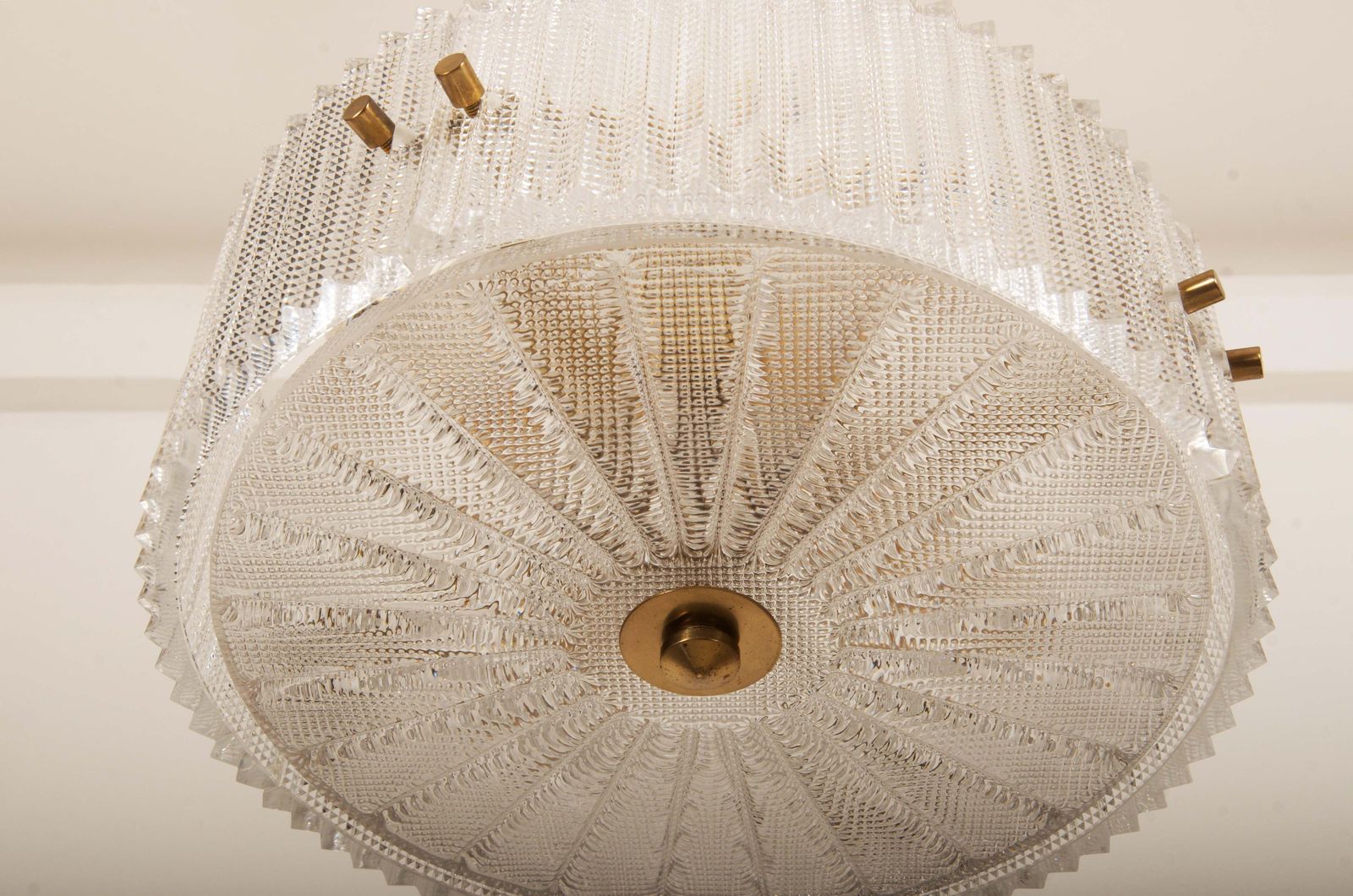 Brass And Glass Pendant By Carl Fagerlund For Orrefors photo furniture