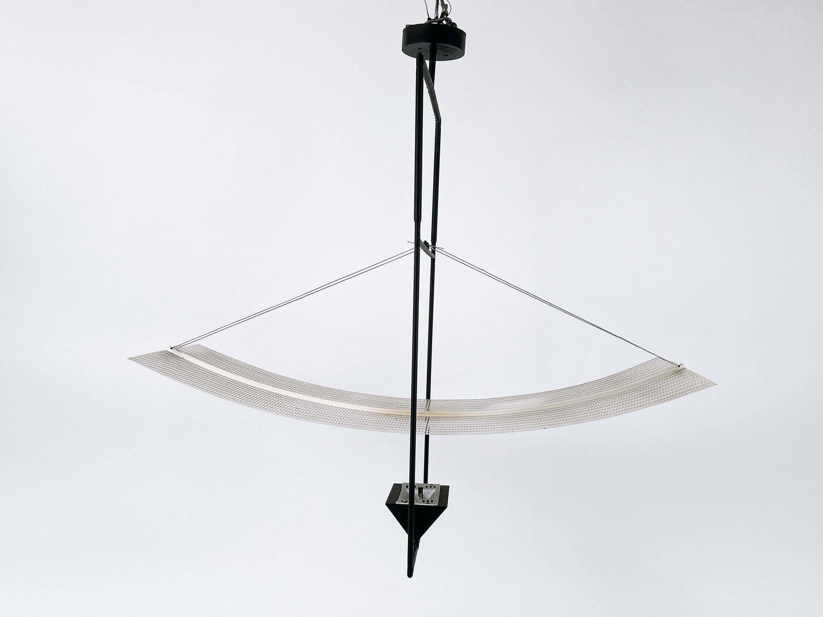 4866.0 Rare Mario Botta Zefiro Chandelier Or Pendant Lamp For Artemide Italy 1980s photo