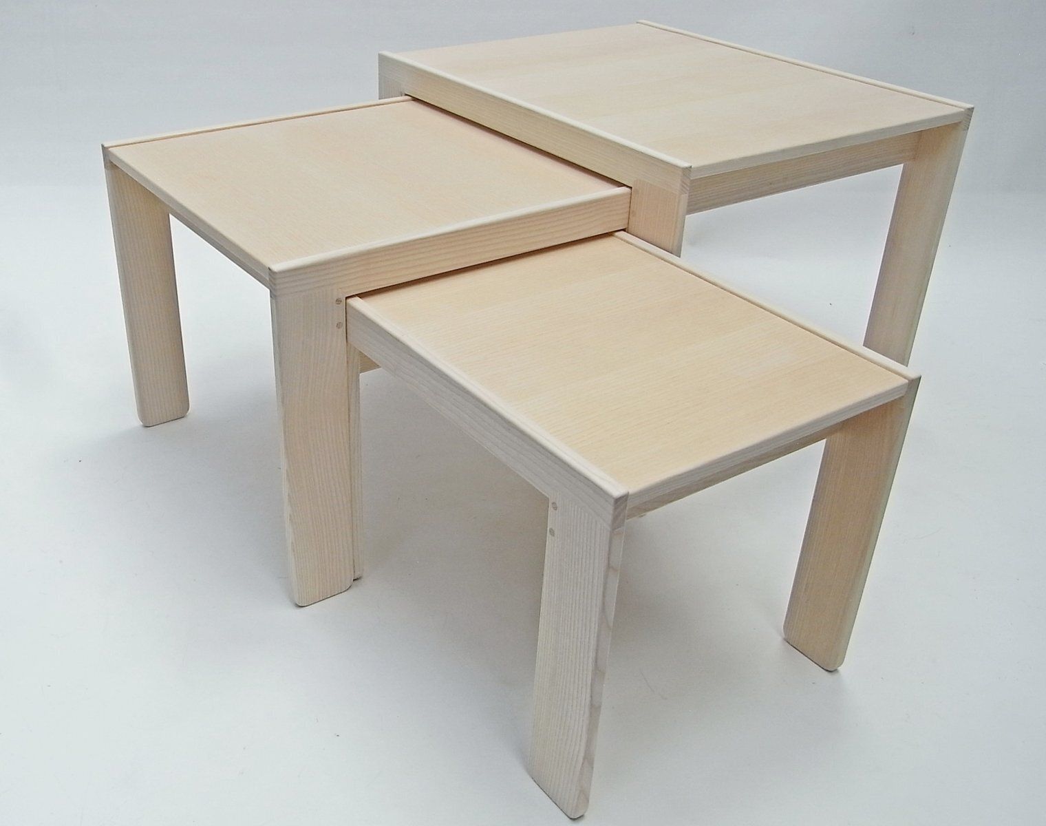 777 Nesting Tables By Afra & Tobia Scarpa For Cassina, 1998, Set Of 3 photo buy