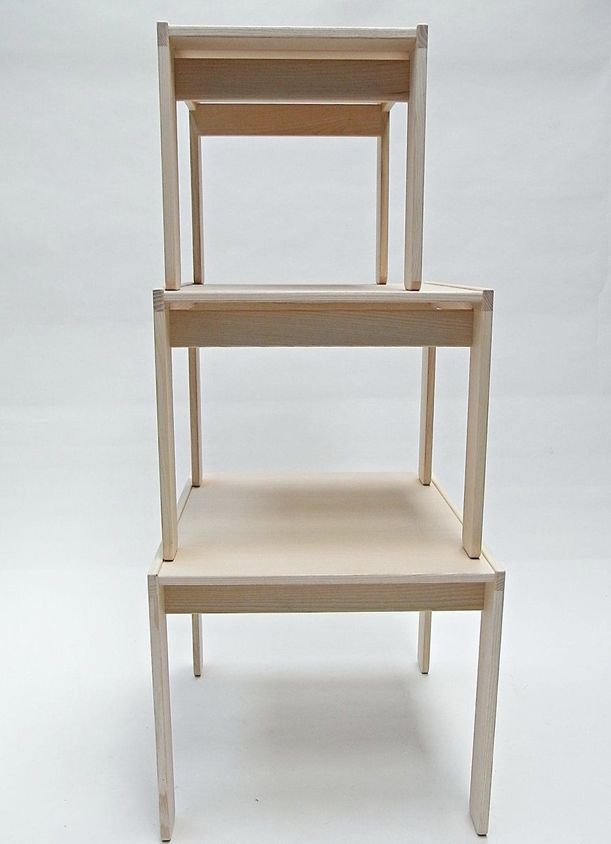 Furniture 777 Nesting Tables By Afra & Tobia Scarpa For Cassina, 1998, Set Of 3 photo