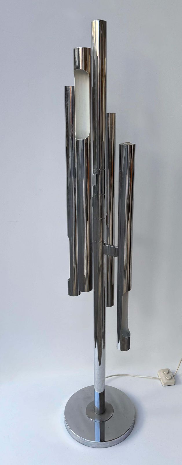 Floor Lamp Organ By Gaetano Sciolari, Italy, 1970s photo 3893.0