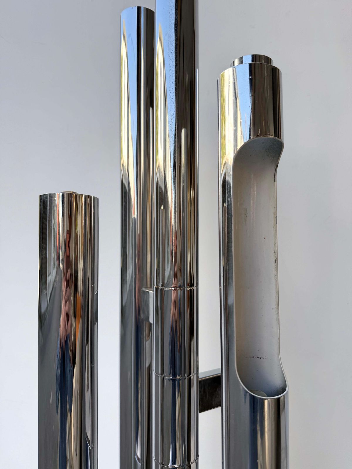 Floor Lamp Organ By Gaetano Sciolari, Italy, 1970s photo vintage