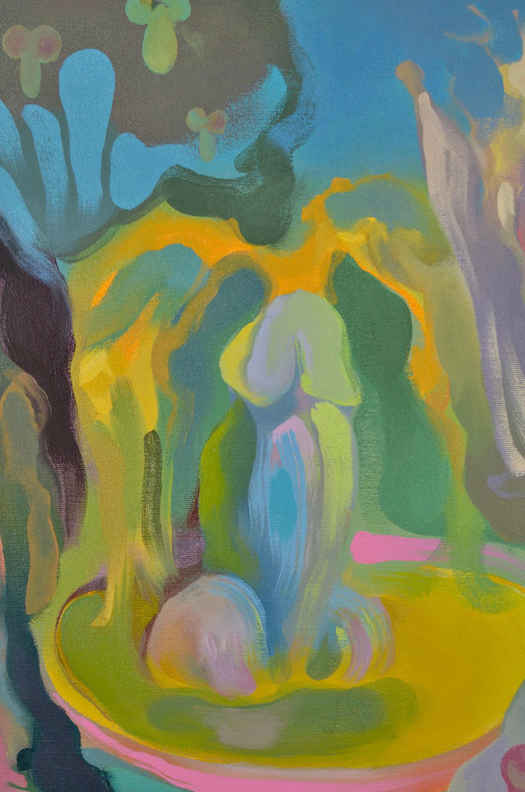 Herta Balodezoo Of Men, By Herta Balode. 2025. Oil On Canvas. 60x120 Cm. Unsigned2025 photo 2477.0