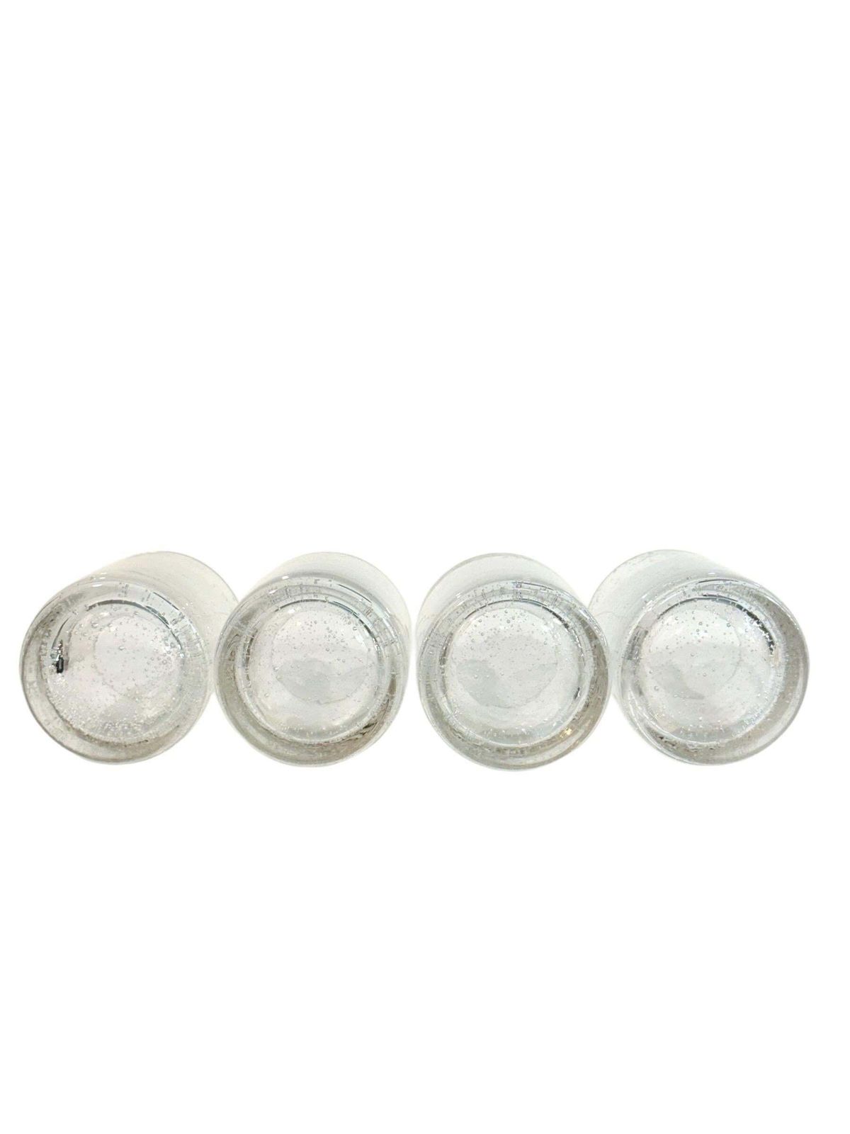 photo furniture Set Of Four Biot Bubble Glass Tumblers, France 20th Century