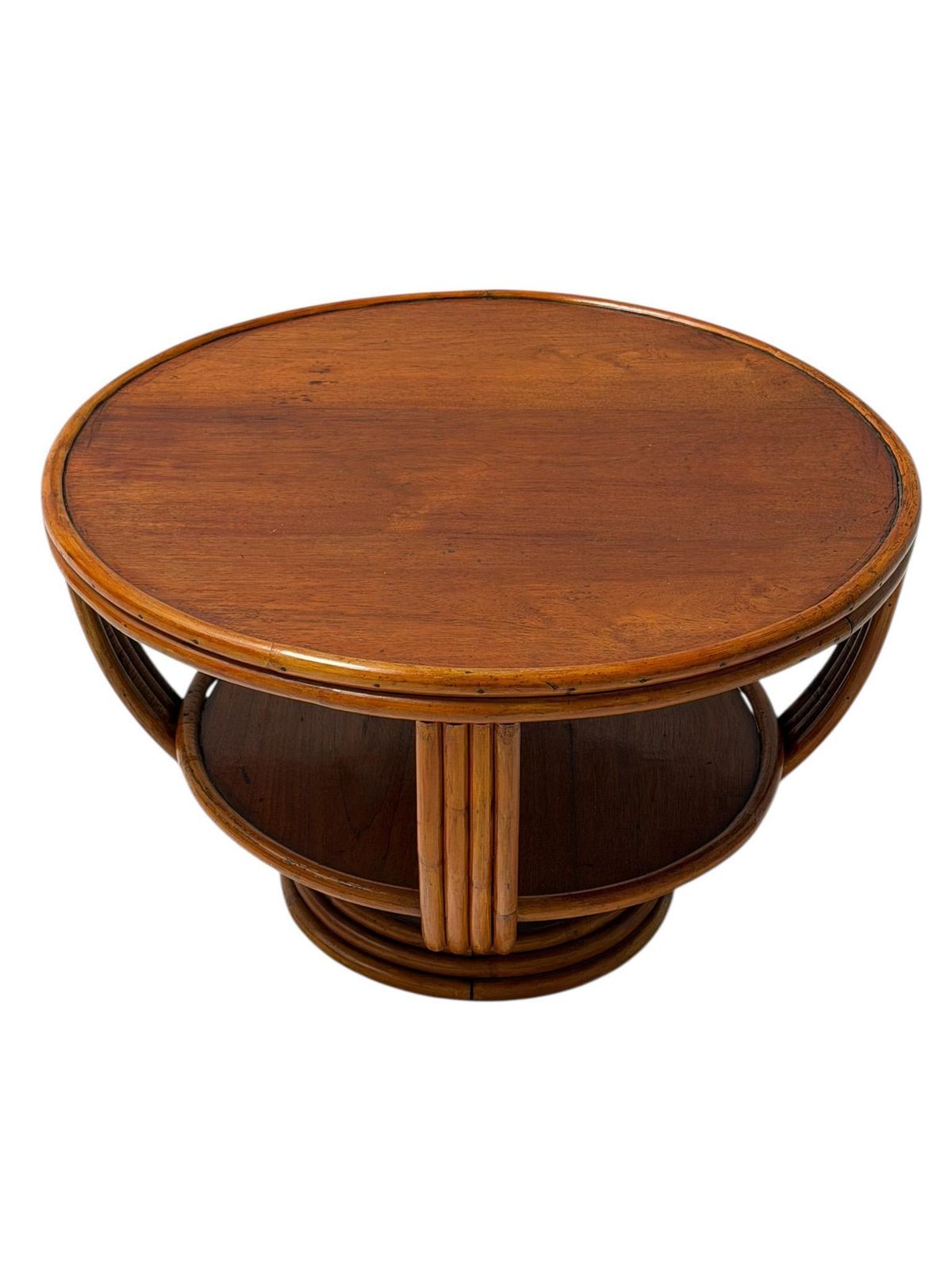 Mid Century Modern Two Tier Side Table In The Style Of Paul Frankl, 1950s photo buy