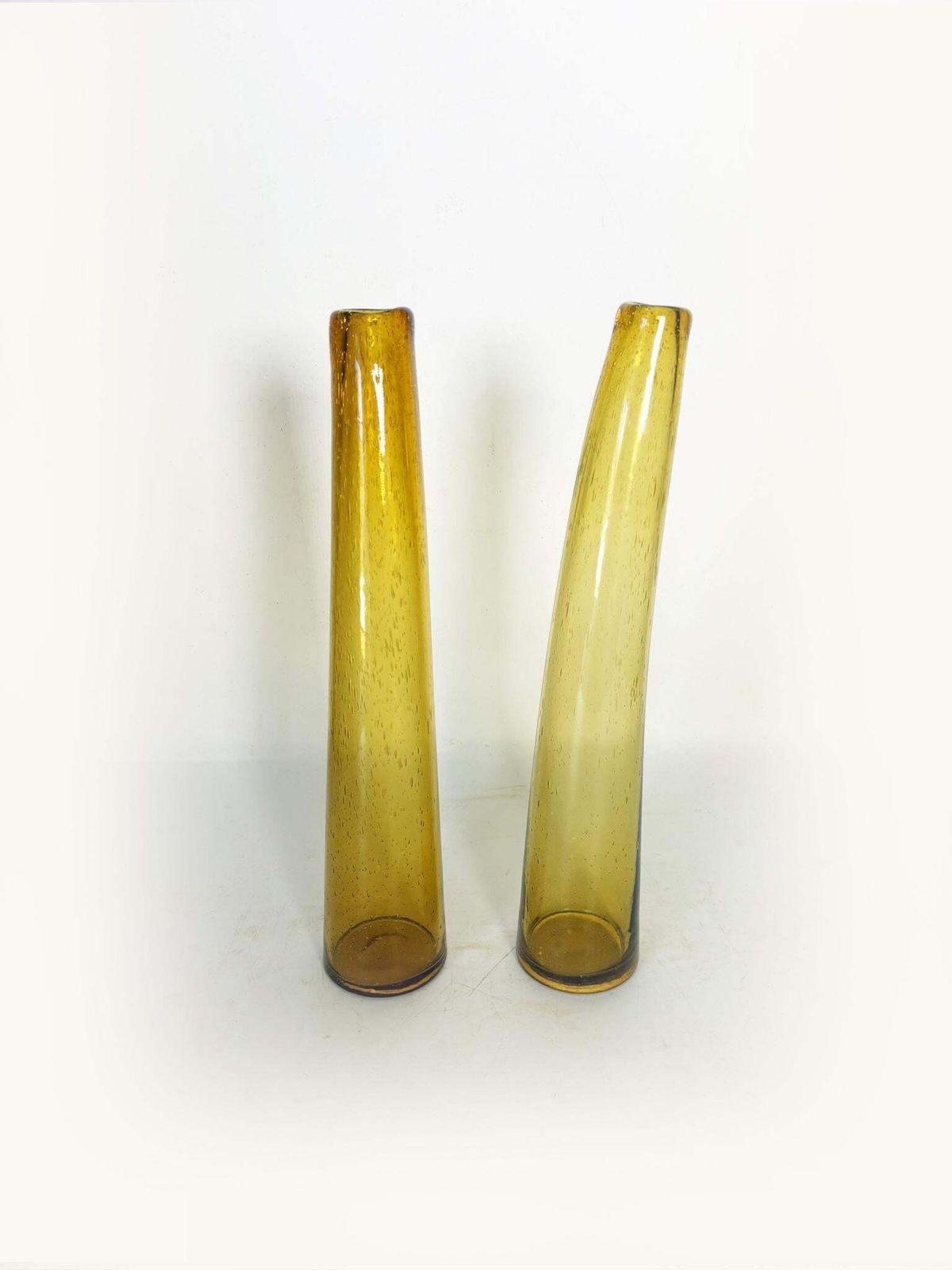 Pair Of Vases From The Biot Factory In Art Glass, France, 1980 photo furniture