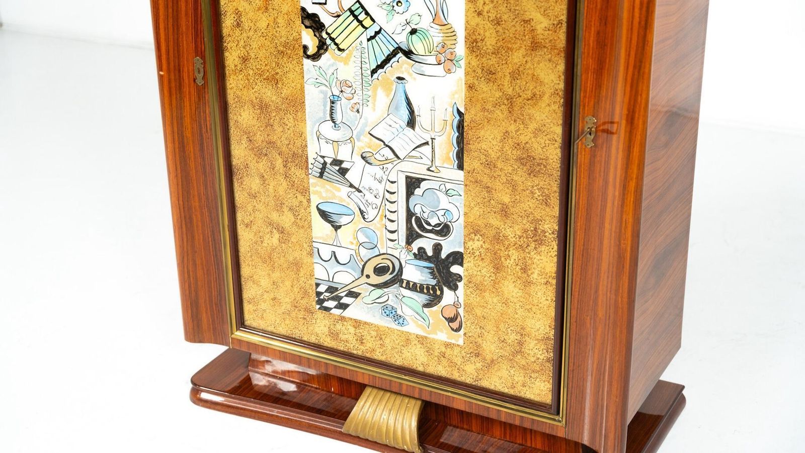 Mid Century Modern Bar Cabinet By Paolo Buffa, 1950s photo for sale