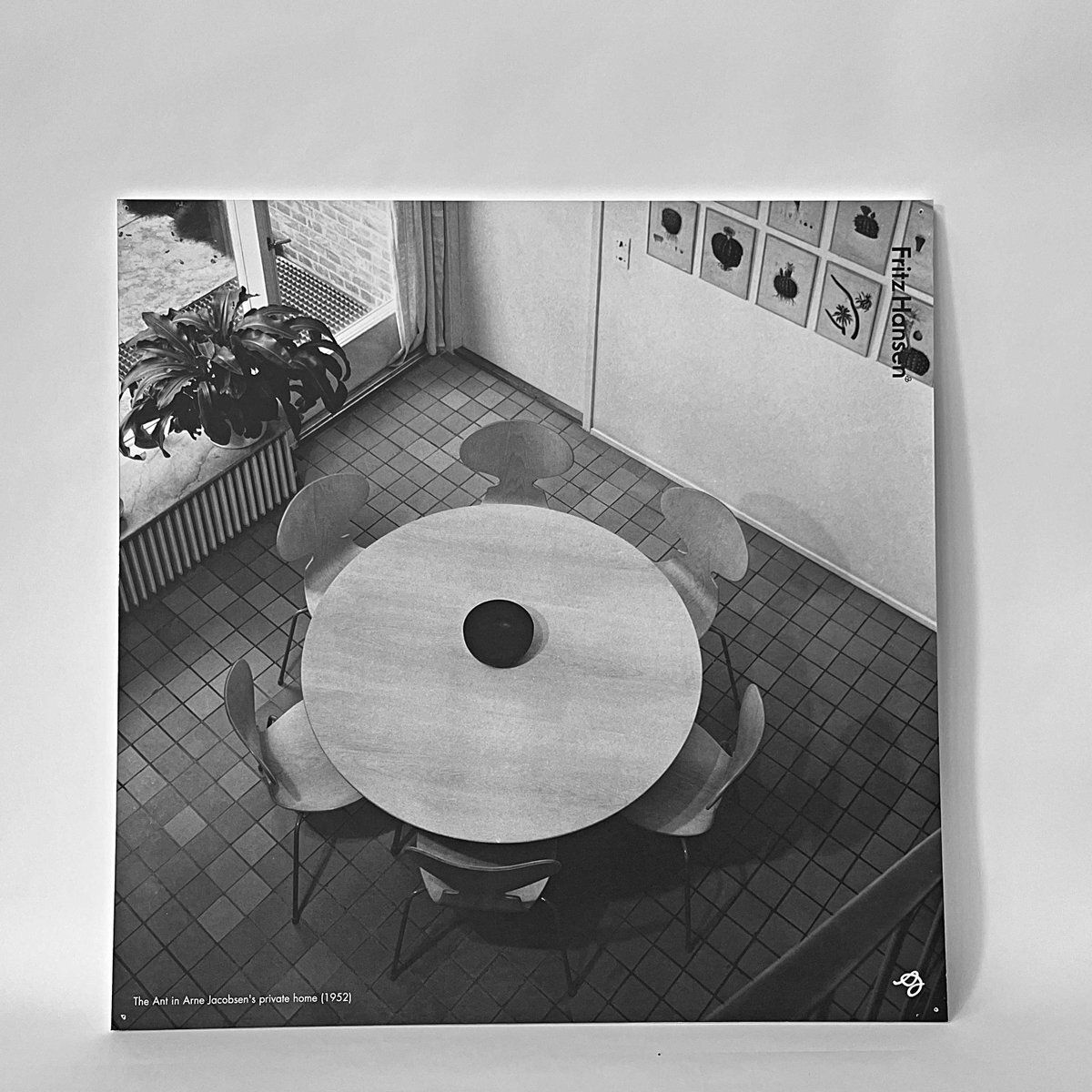 Advertising Panels By Arne Jacobson For Fritz Hansen, 2002, Set Of 9 photo vintage