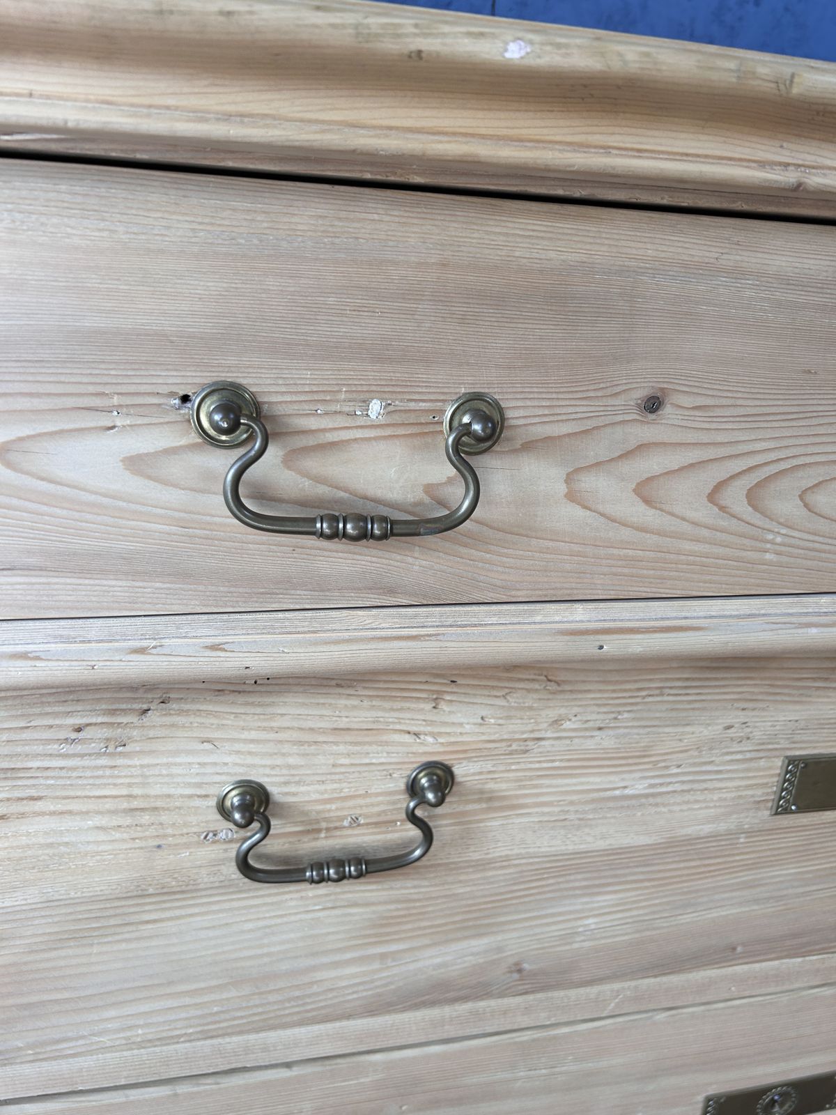 Large 19th Century Continental Pine Chest Of Drawers photo buy
