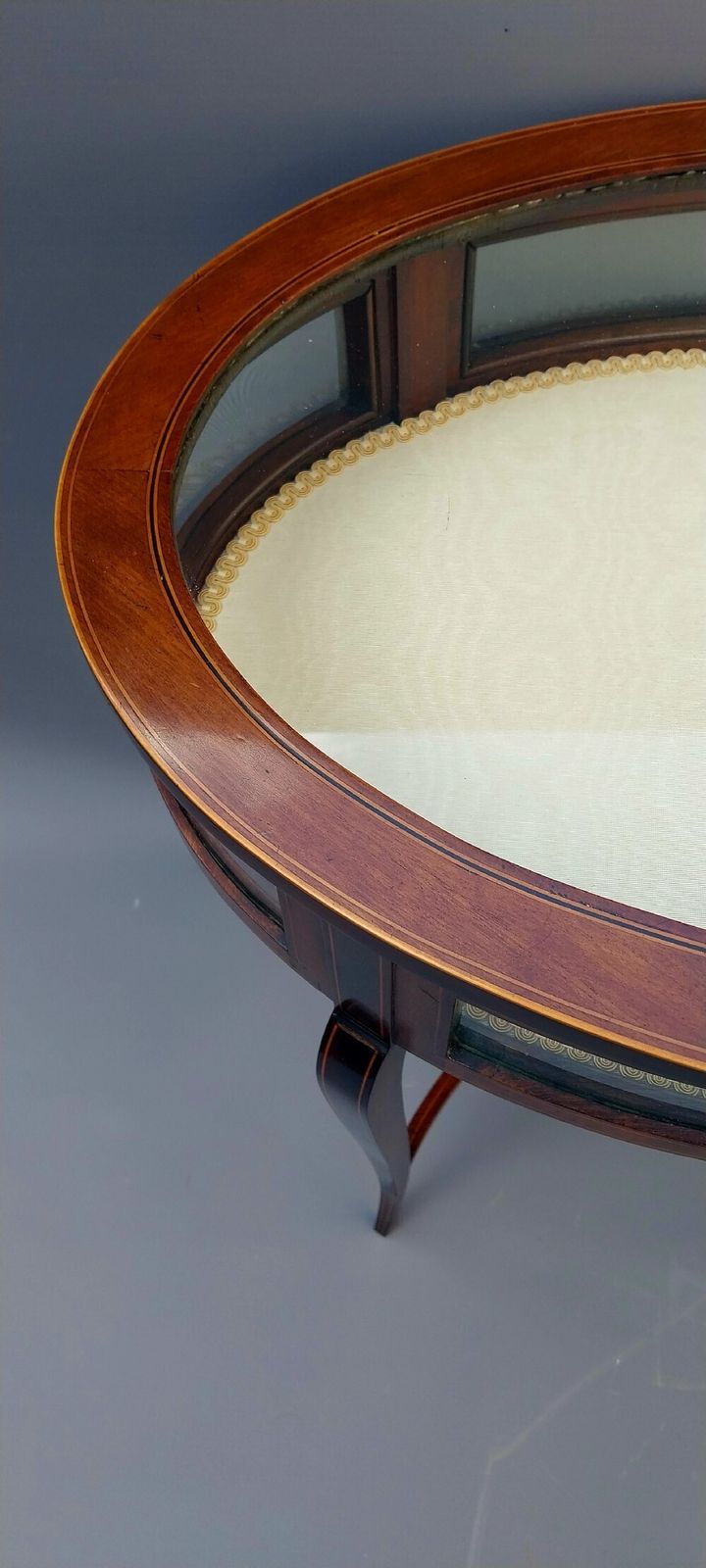 Edwardian Mahogany Bijouterie Display Table Vitrine photo vinterior