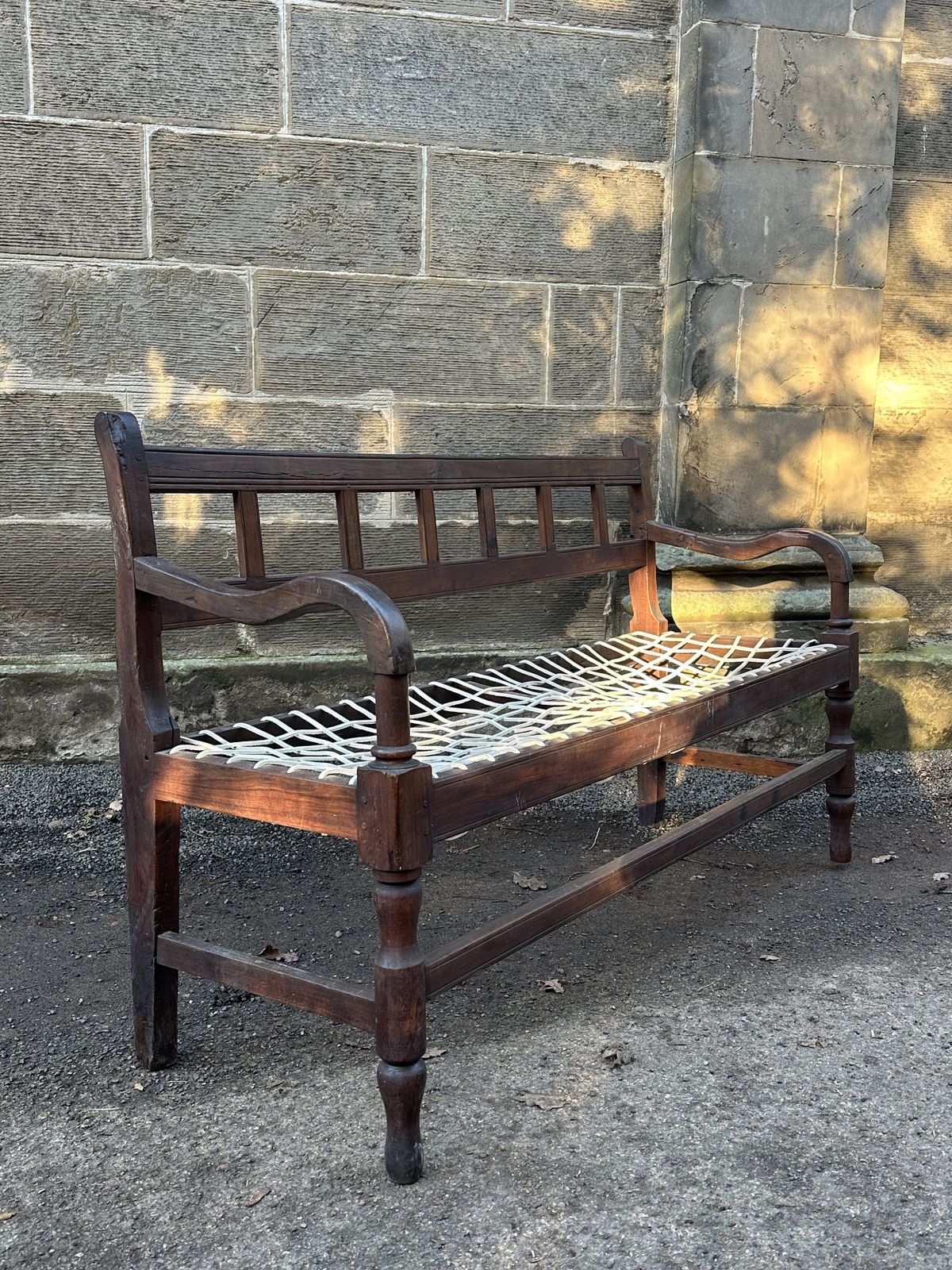 Furniture An Early South African Stinkwood Bench, First Quarter 19th Century photo