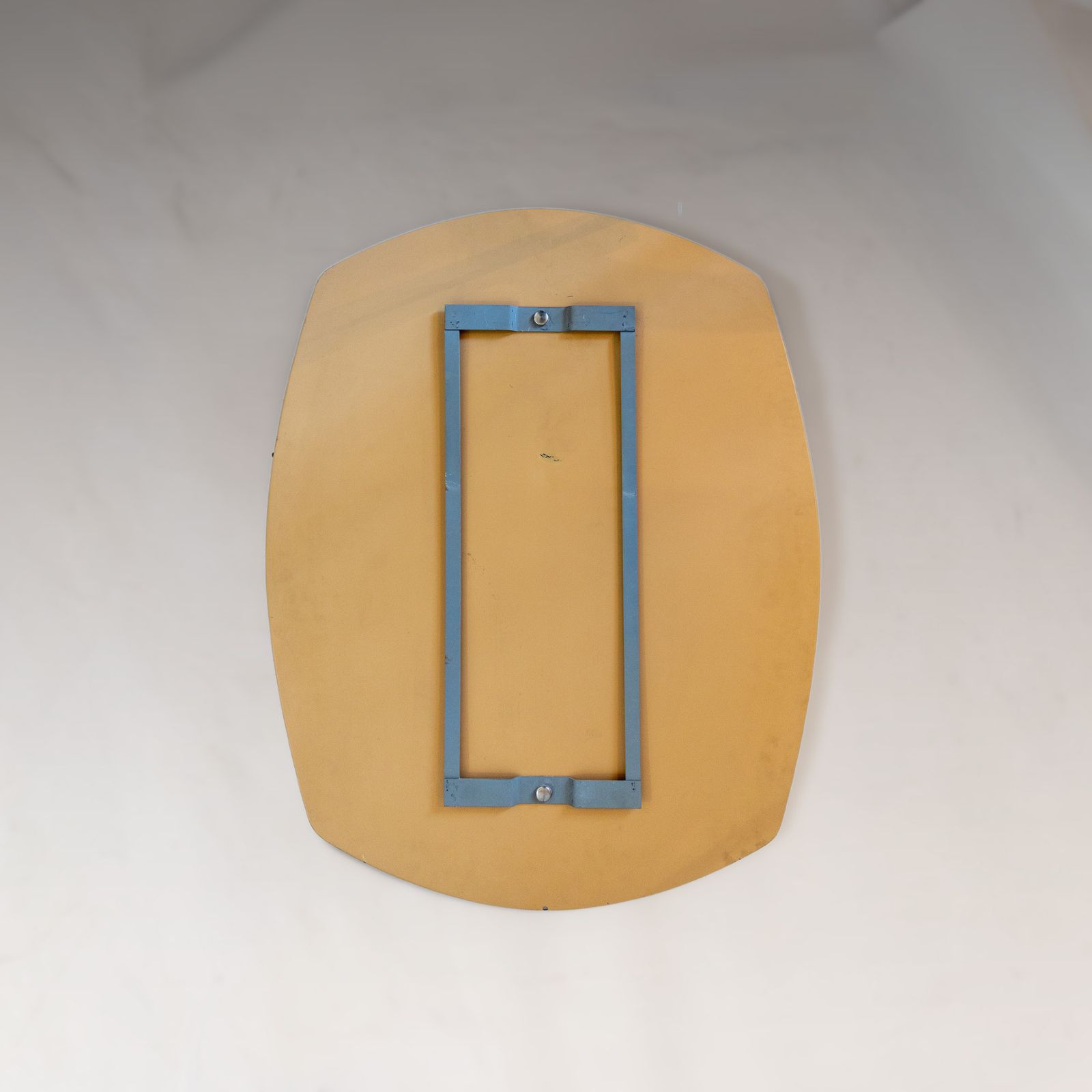 photo furniture Mid  Century Modern Beveled Glass Wall Mirror, Italy 1970s
