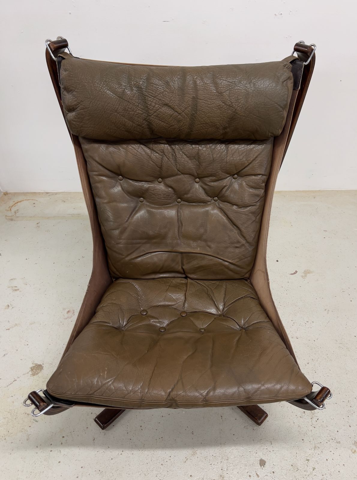 photo vintage Falcon Chair Designed By Sigurd Ressel For Vatne Møbler, Norway, 1970s.