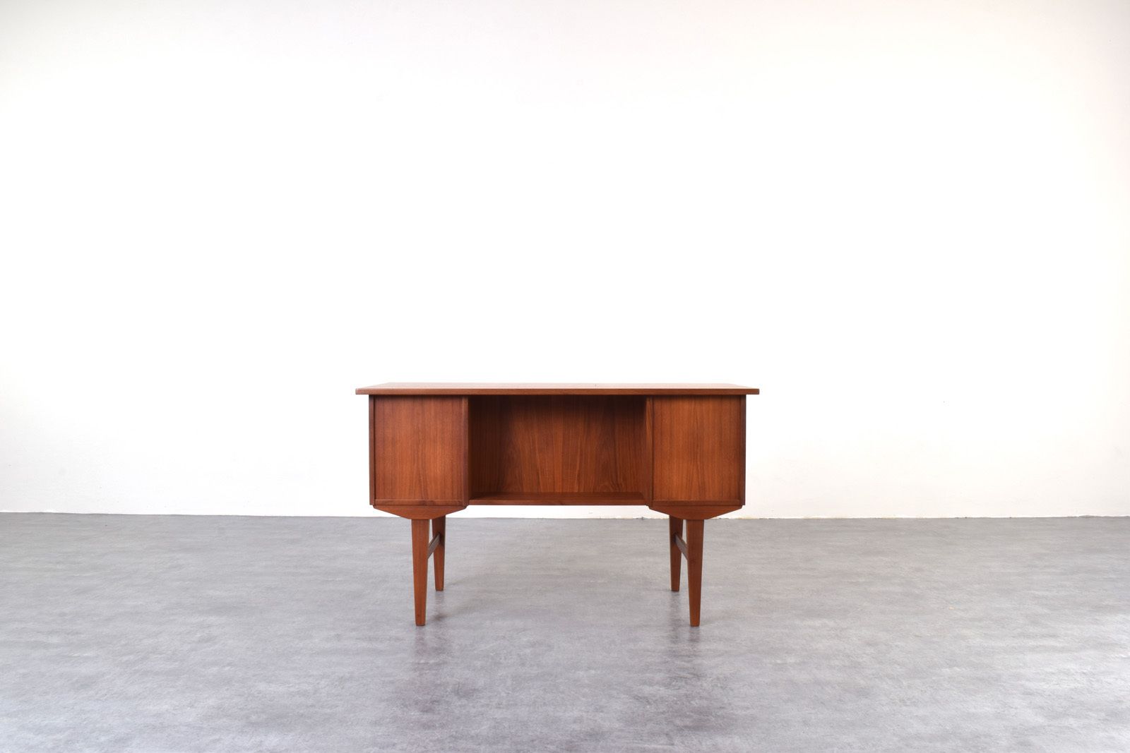 photo for sale Mid Century Danish Teak Executive Desk, 1960s.