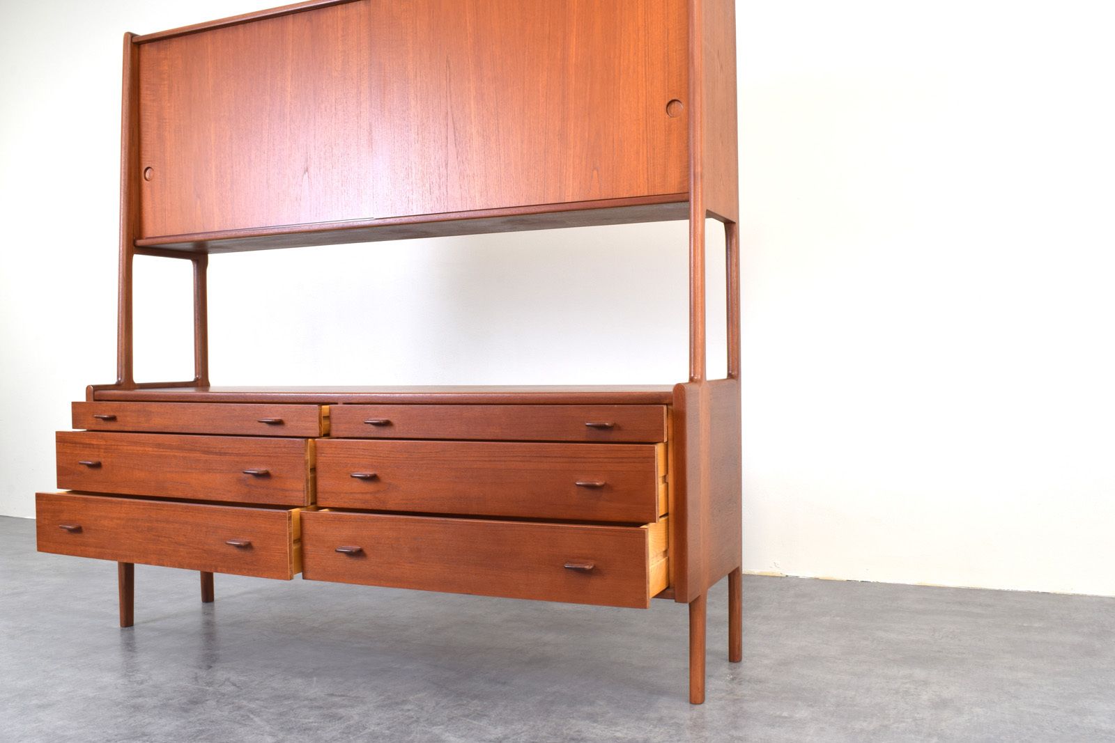 Furniture Mid Century Danish Teak Credenza Model Ry 20 By Hans Wegner For Ry Møbler photo