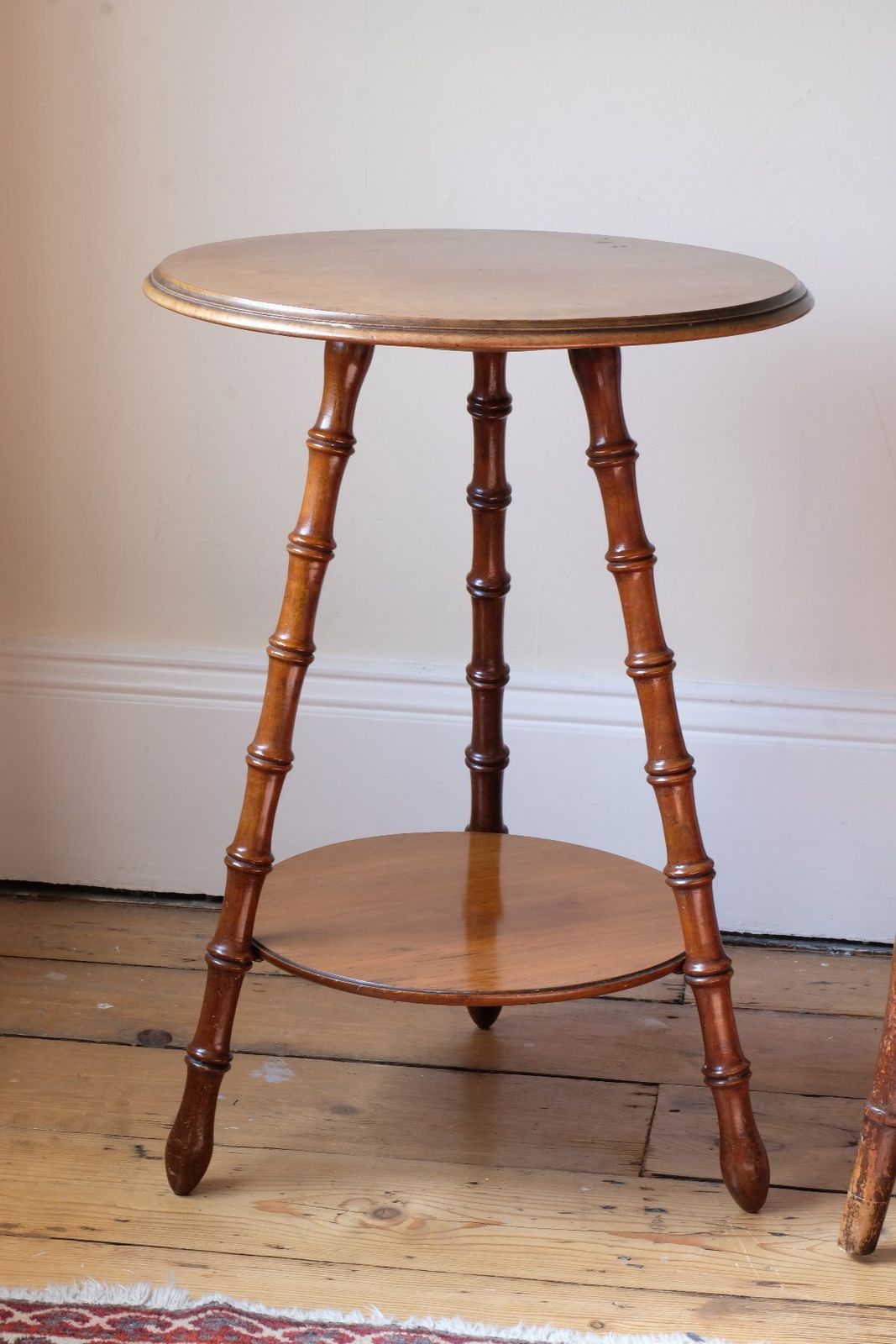 William Gerrard ‘Gypsy’ Cricket Table – Two Tone Mahogany, Hampshire, C.1870–1895 photo vintage