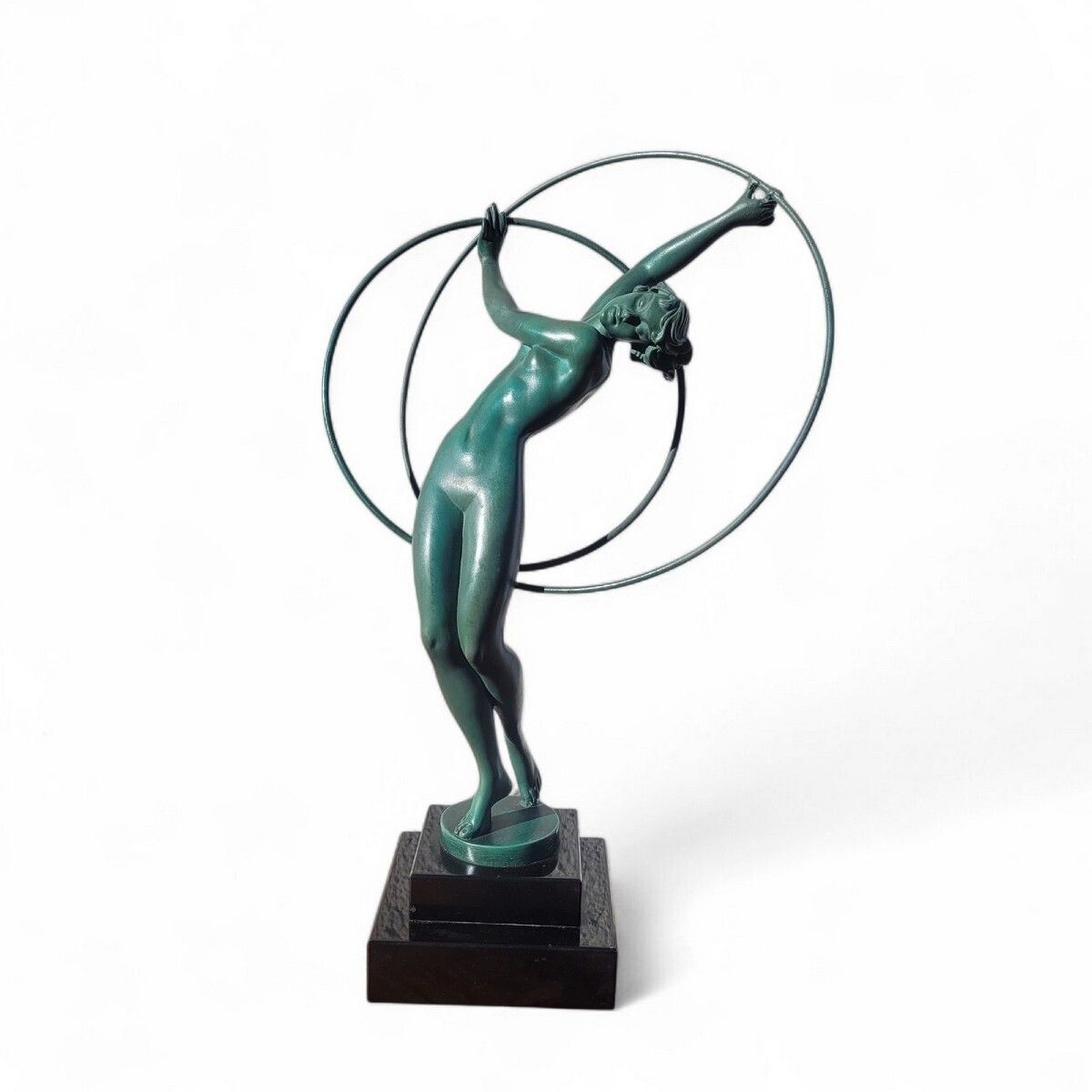 Illusion, Sculpture After Fayral   Max Le Verrier, Art Deco, 20th Century