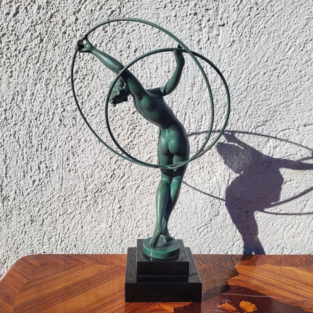 Illusion, Sculpture After Fayral   Max Le Verrier, Art Deco, 20th Century photo Home Decor