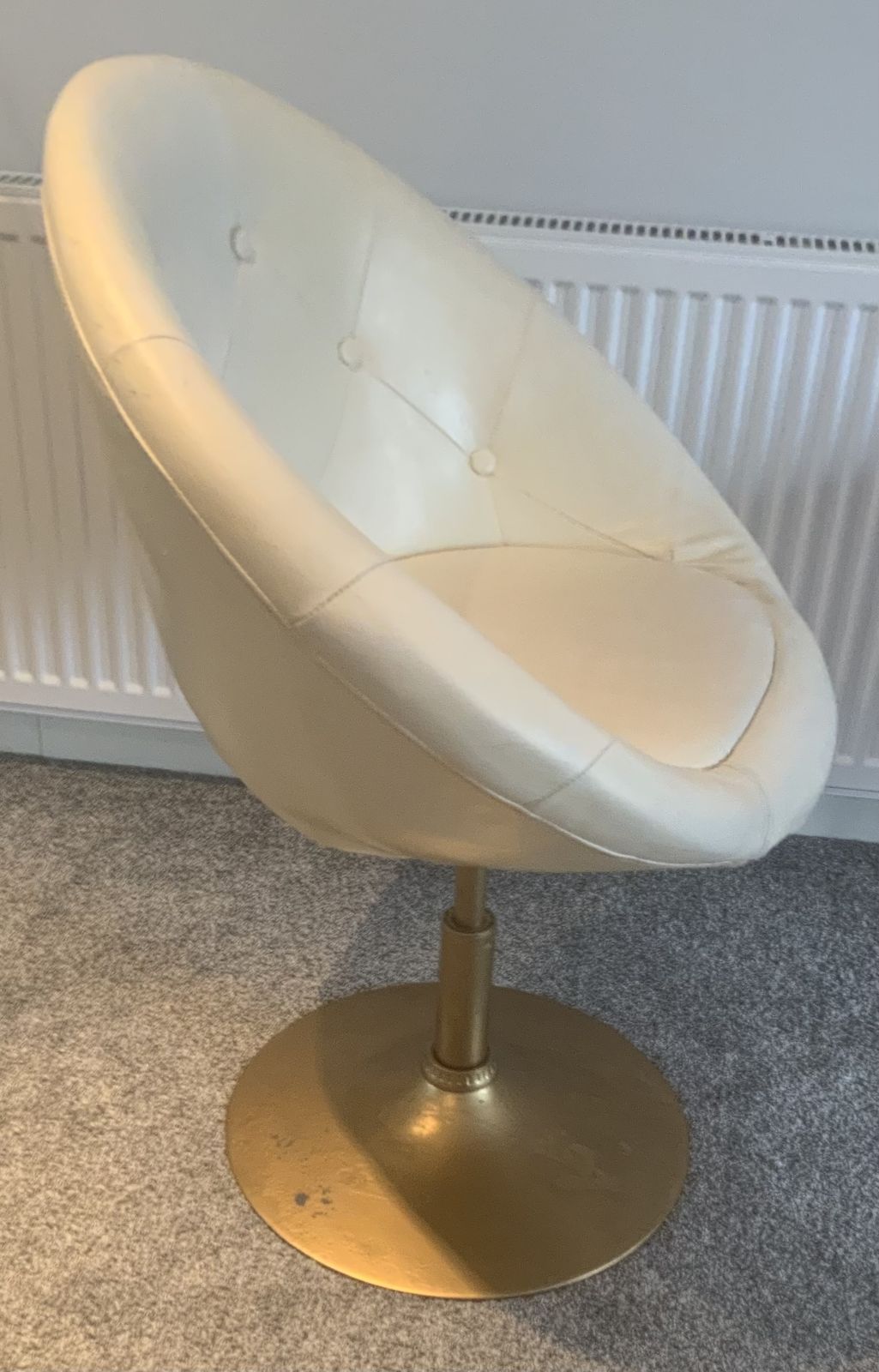 Danish Swivel Bucket Leather Chair 1980s  Retro photo buy