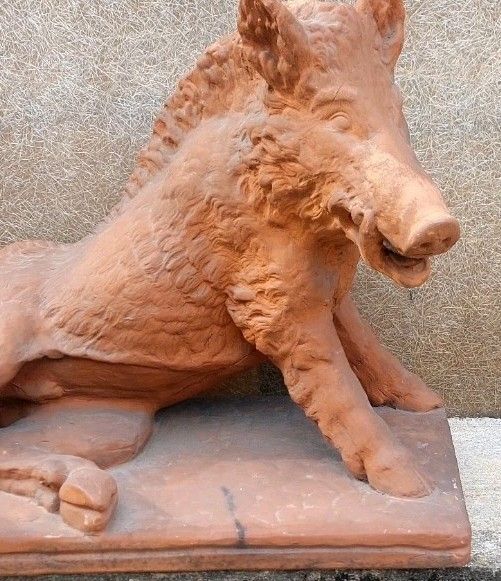 Antique Terracotta Sculpture By Pietro Tacca Porcellino Florence photo Art
