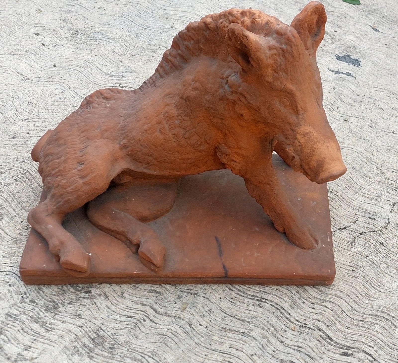 Antique Terracotta Sculpture By Pietro Tacca Porcellino Florence photo 433.0