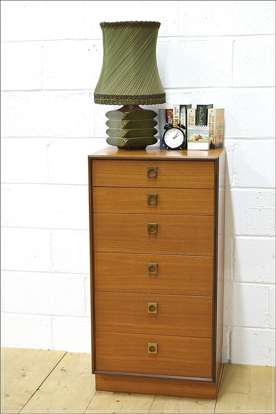 Vintage Chest Of Drawers Teak G Plan Tallboy Danish Design Mid Century photo vintage