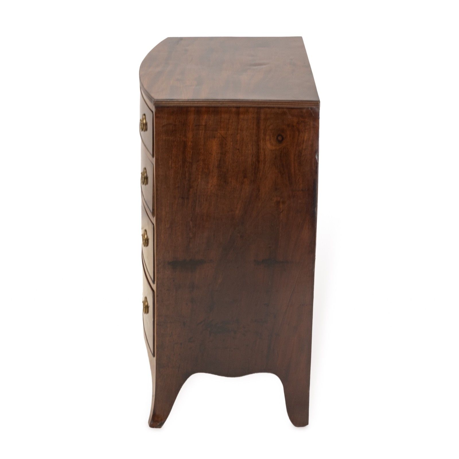 Regency Mahogany Bow Front Chest Of Drawers, English, C.1800–1820 photo buy