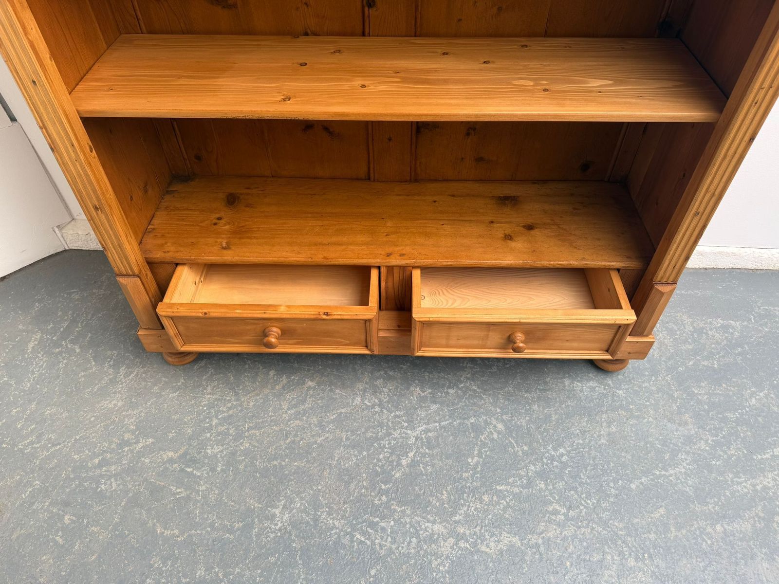 A Superbly Waxed Antique Pine Original Adjustable Bookshelf photo buy
