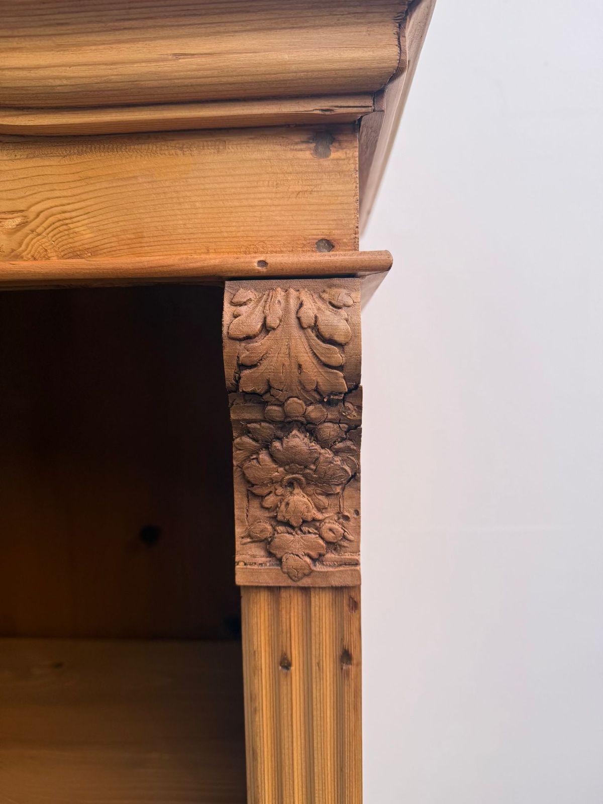 photo furniture A Superbly Waxed Antique Pine Original Adjustable Bookshelf