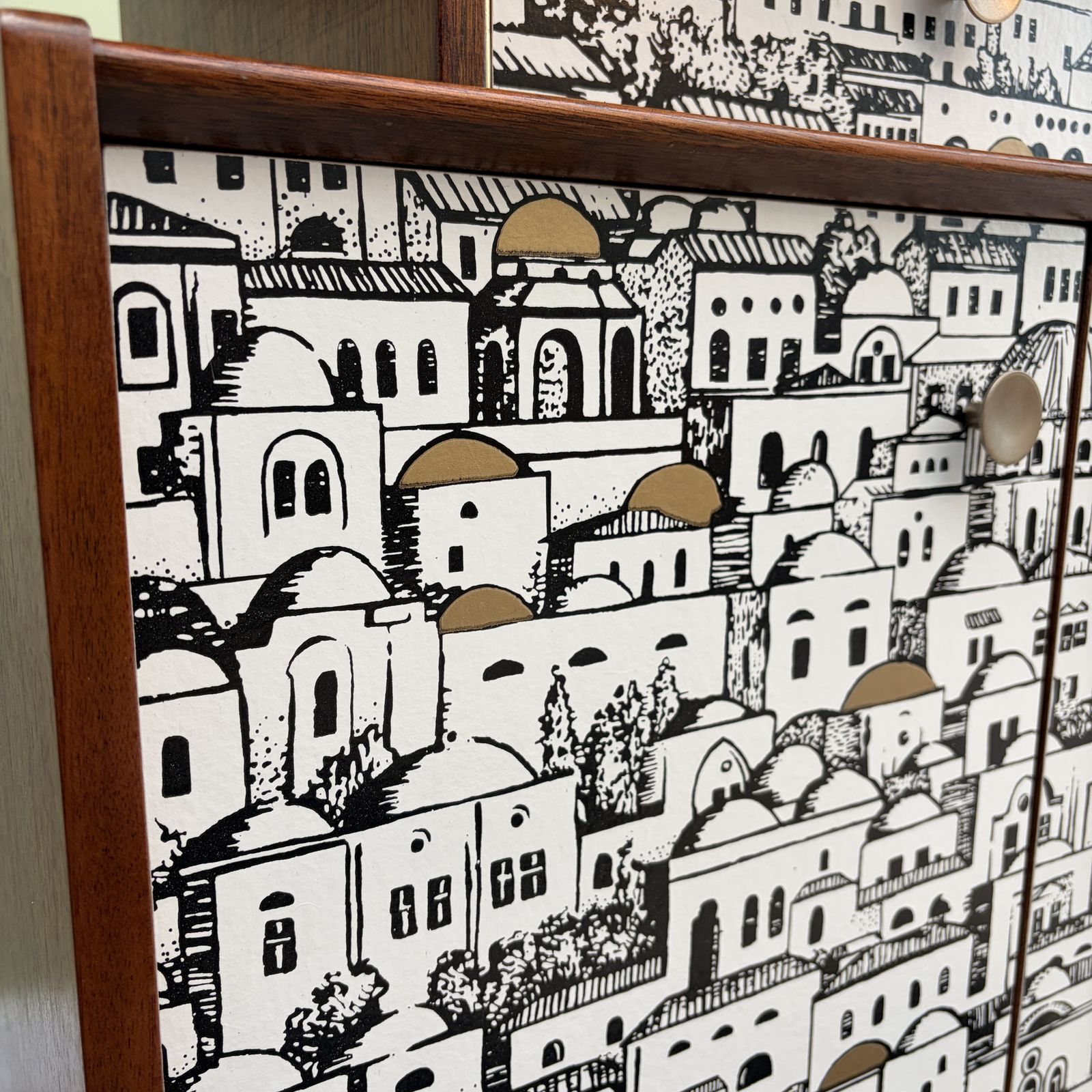 G Plan 'Floating Drawer' Sideboard With Fornasetti Fascia. Restored. Beautiful. photo vinterior