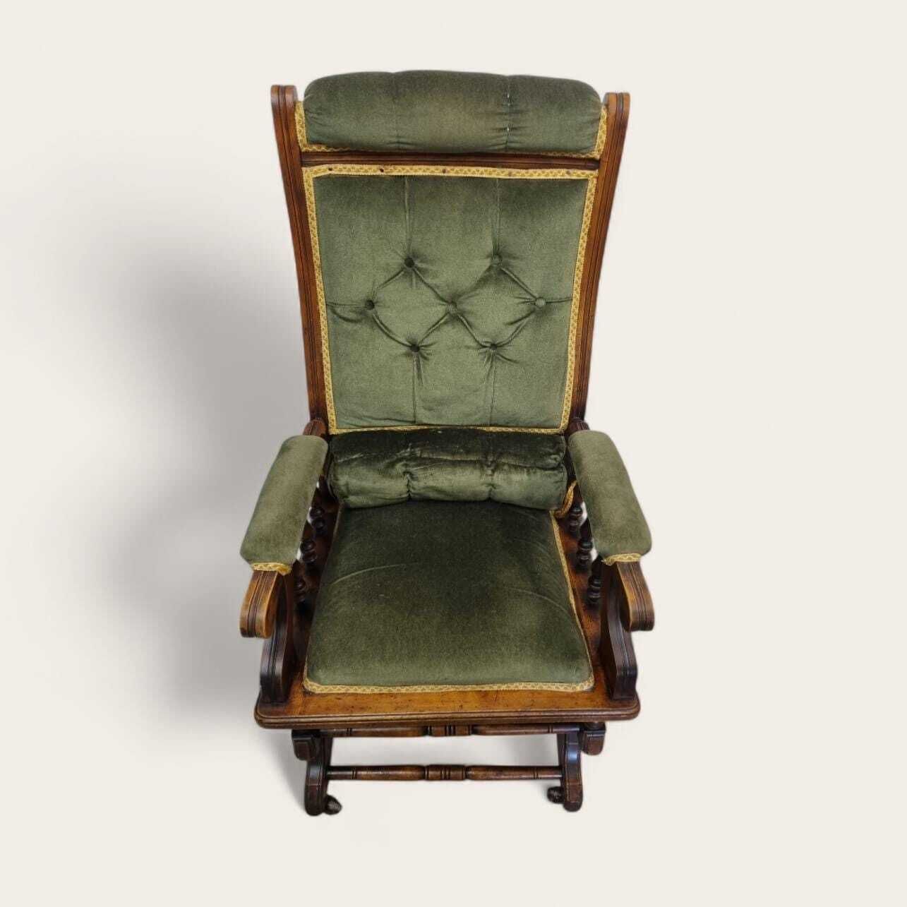 Antique Traditional American Rocking Chair / C.1920 photo vinterior