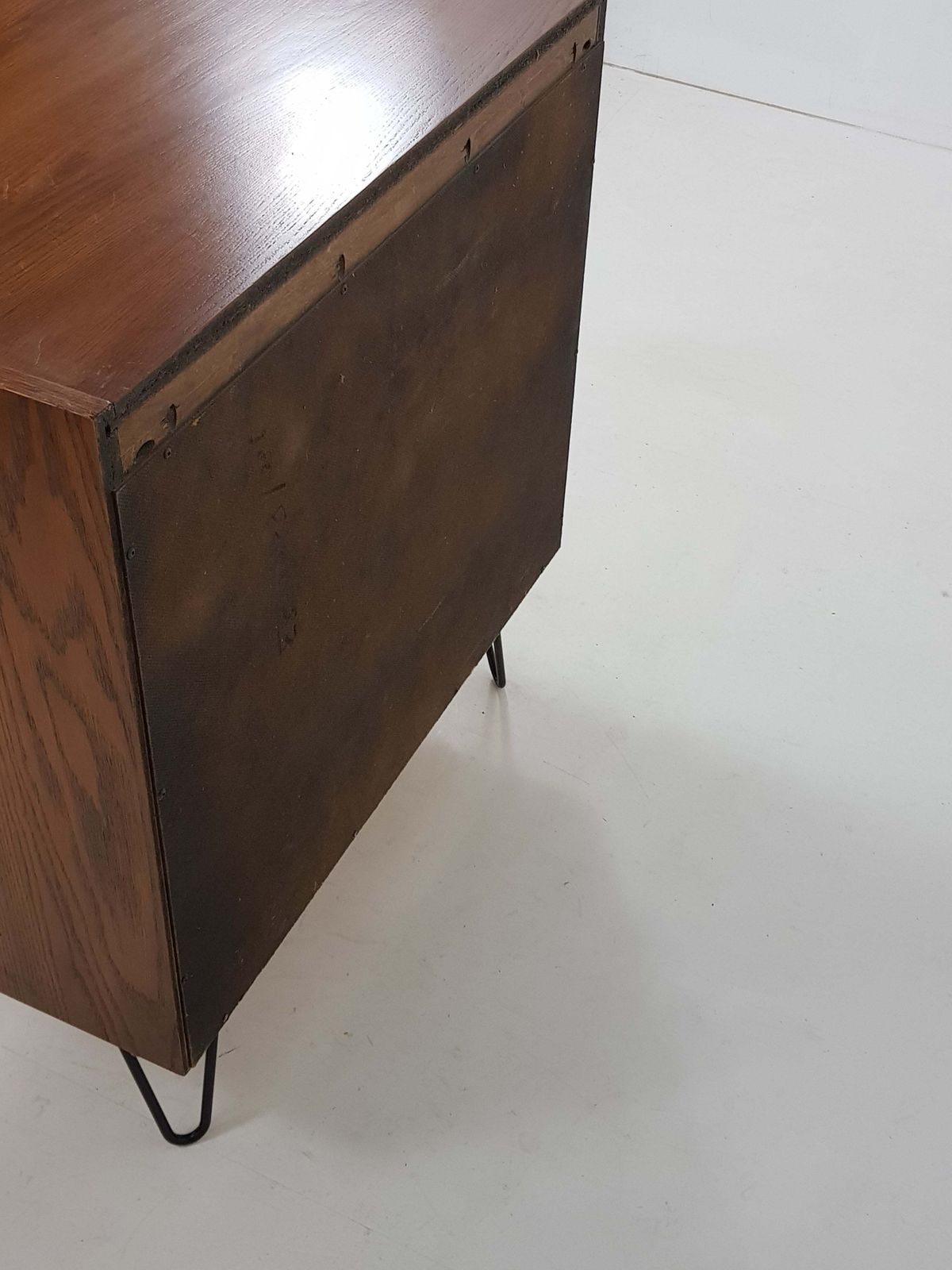 Furniture Mid Century Oak Chest Of Drawers photo