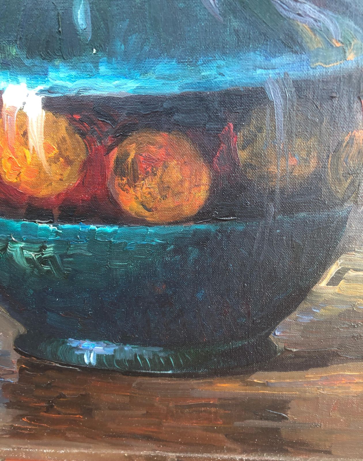 José Miret Aleu – Mid-Century Spaans stilleven met rozen, olieverf, bloemenschilderij, impressionistisch, Mallorca School, jaren 1970 photo for sale