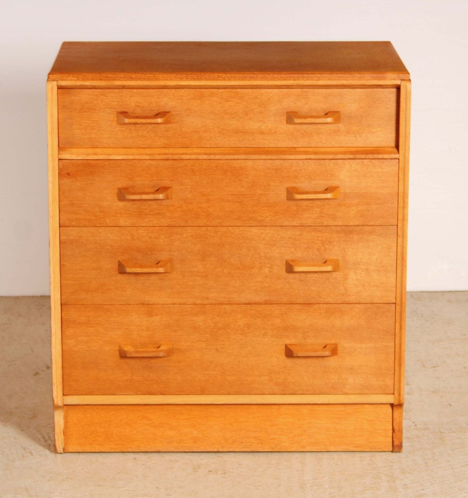 Mid Century G Plan Brandon Oak Chest Of Drawers, Circa 1960s
