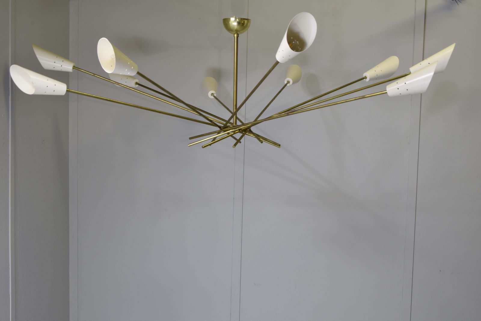 Lighting Shanghai Chandelier Stilnovo Style 1960s photo