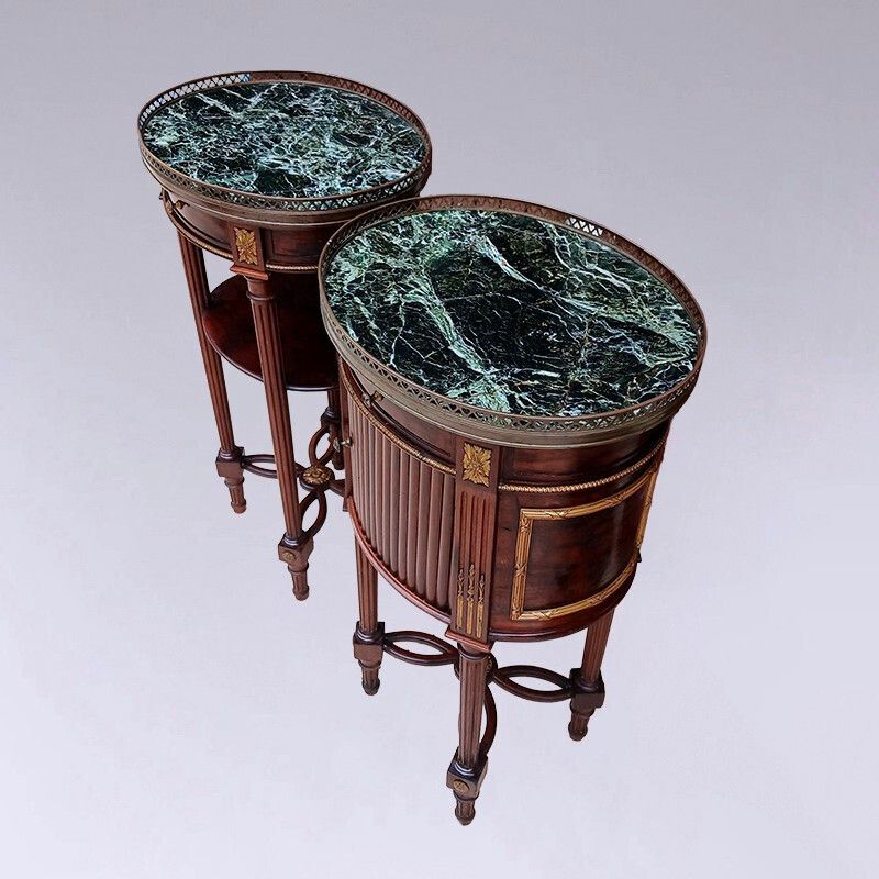 Pair Of Louis XVI Style Bedside Tables Stamped By The Jeanselme Company photo 1985.0