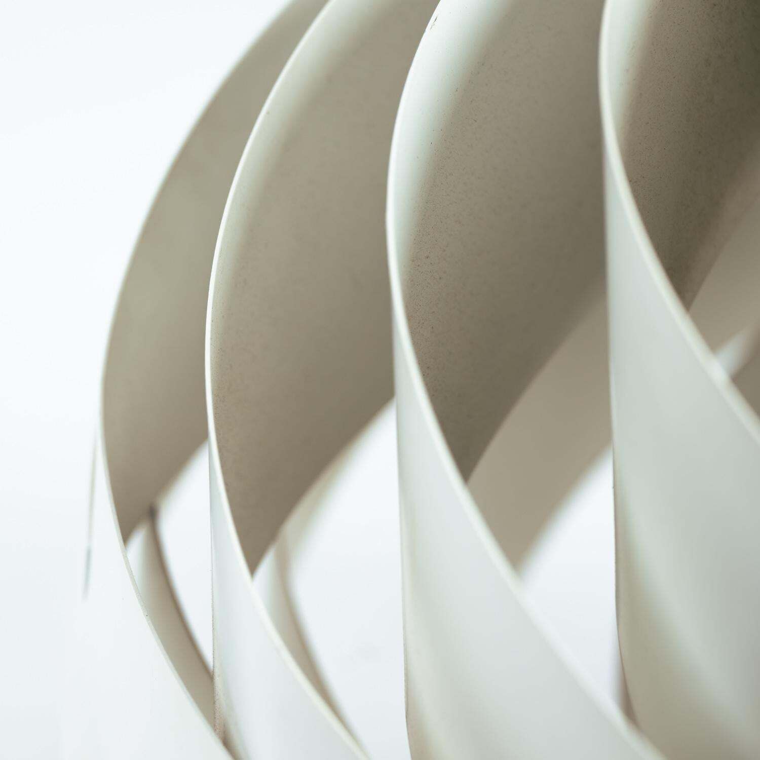photo furniture Small Aluminium Louis Weisdorf Turbo Pendant Lamp For Lyfa, Danish Design, 1965