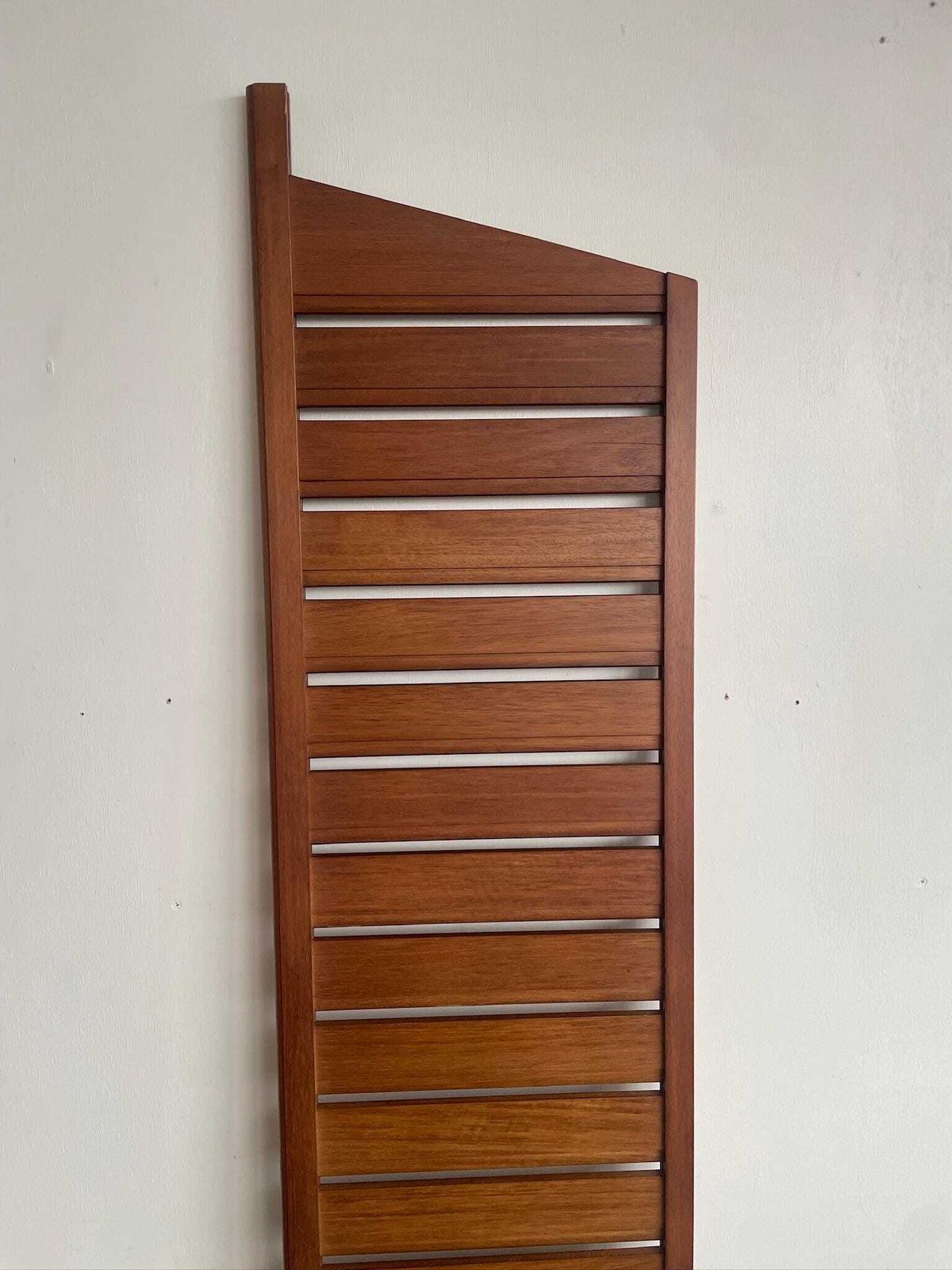 200cm X 35/37.5cm Wooden Tall Deep Staples Ladderax Lean To Ladder (30b) photo 175.0
