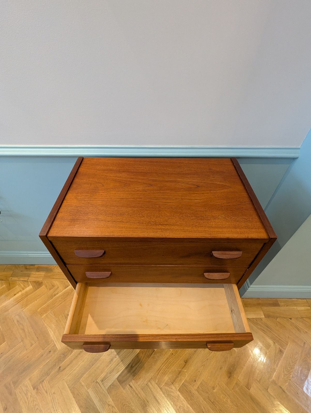 Mid 20th Century  Six Drawer Teak Tallboy photo buy