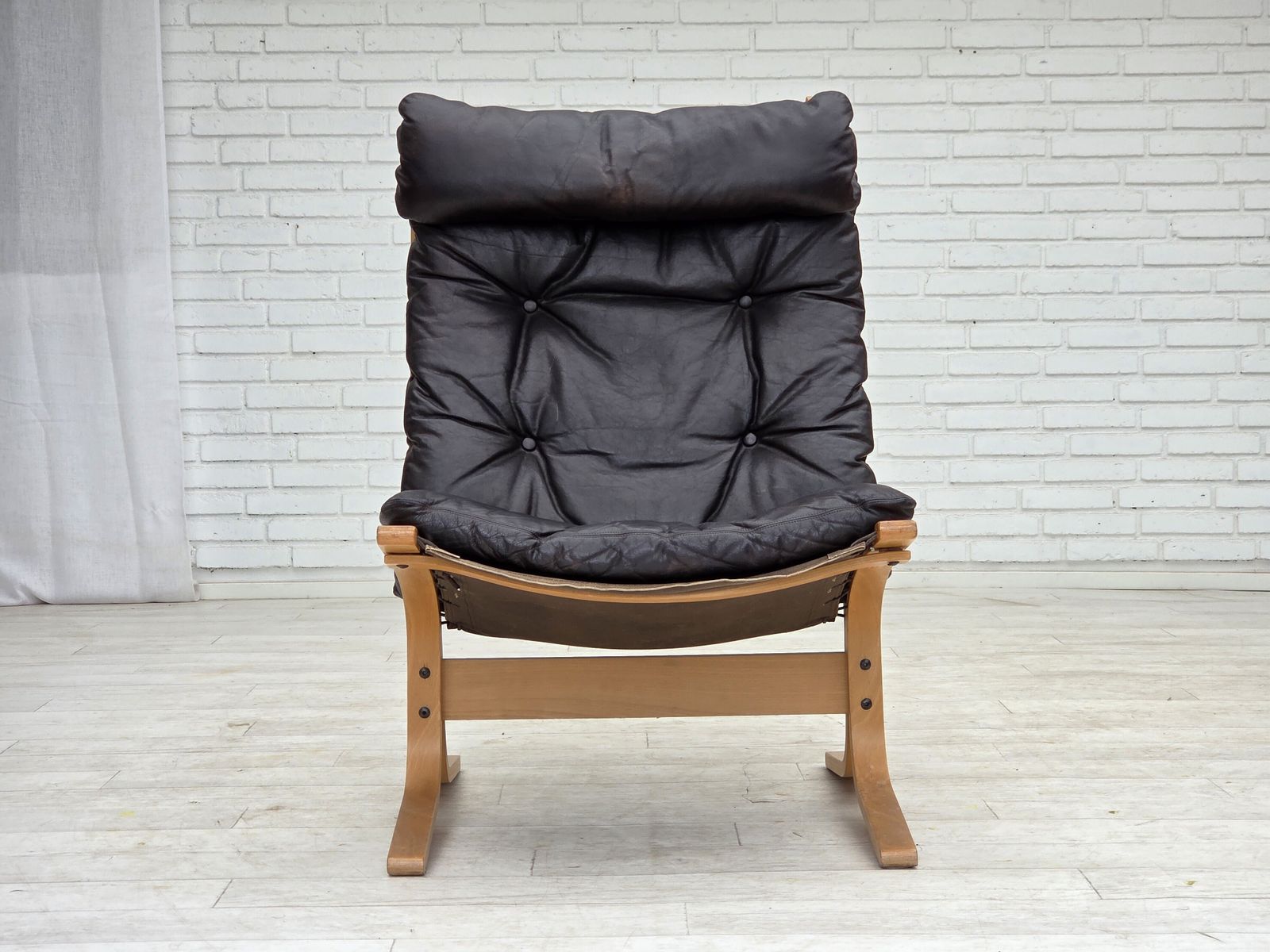 1970s, Norwegian Design By Ingmar Relling, Lounge Chair Model "Siesta". photo vintage