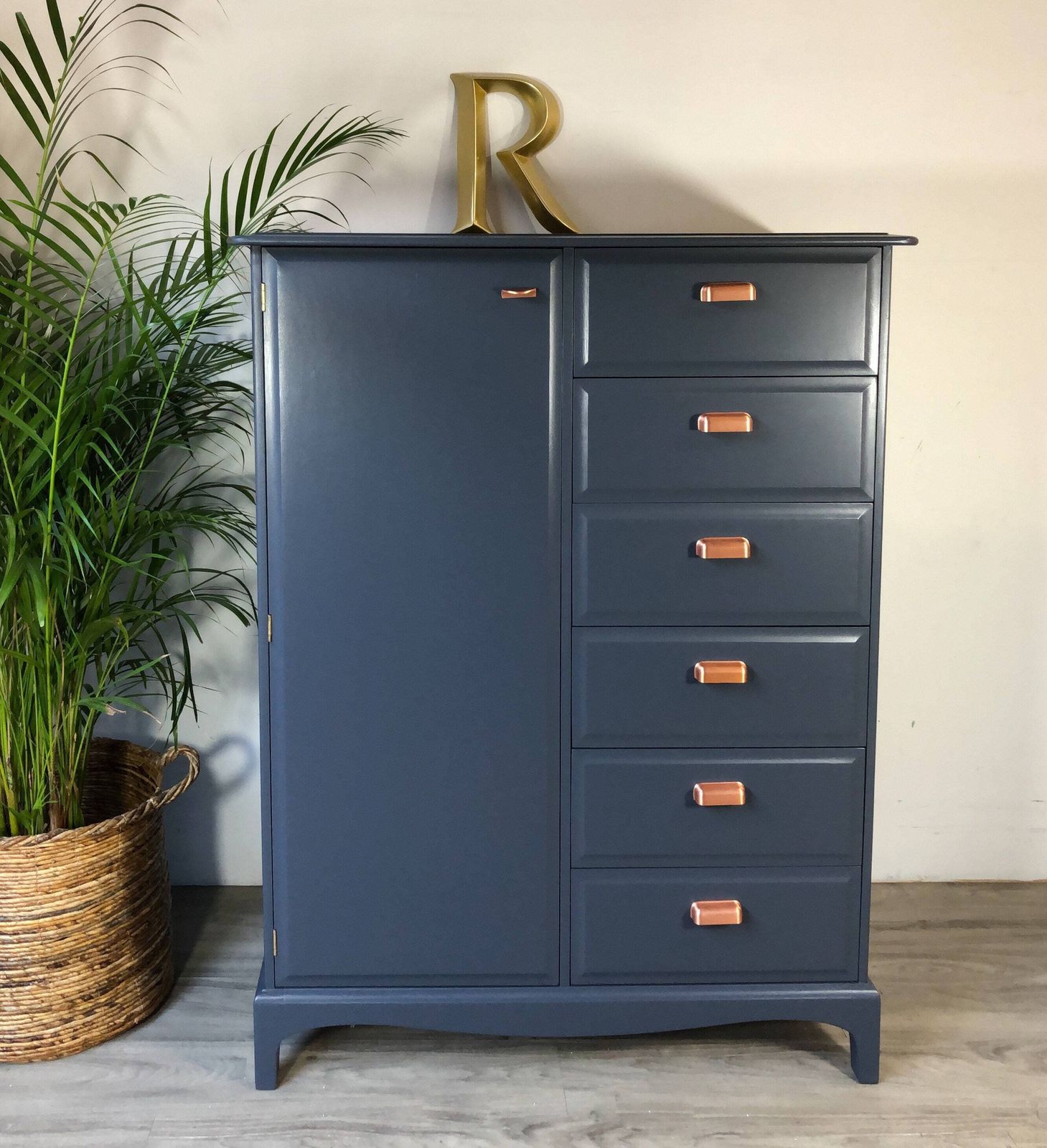 Stag Minstrel Gentleman’s Wardrobe Tallboy Combination Chest