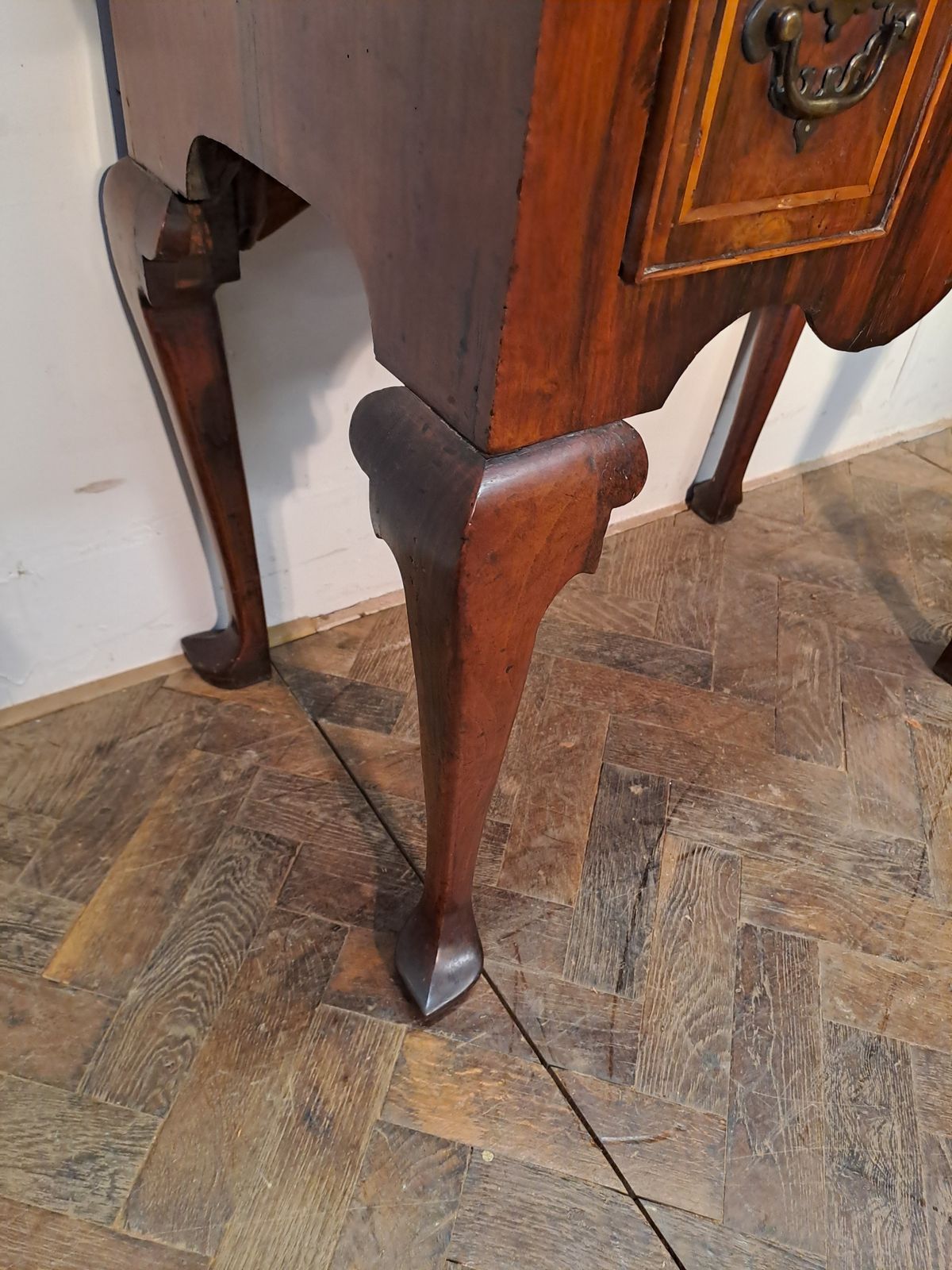 Early 18th C Walnut Lowboy, 1700s photo 1250.0