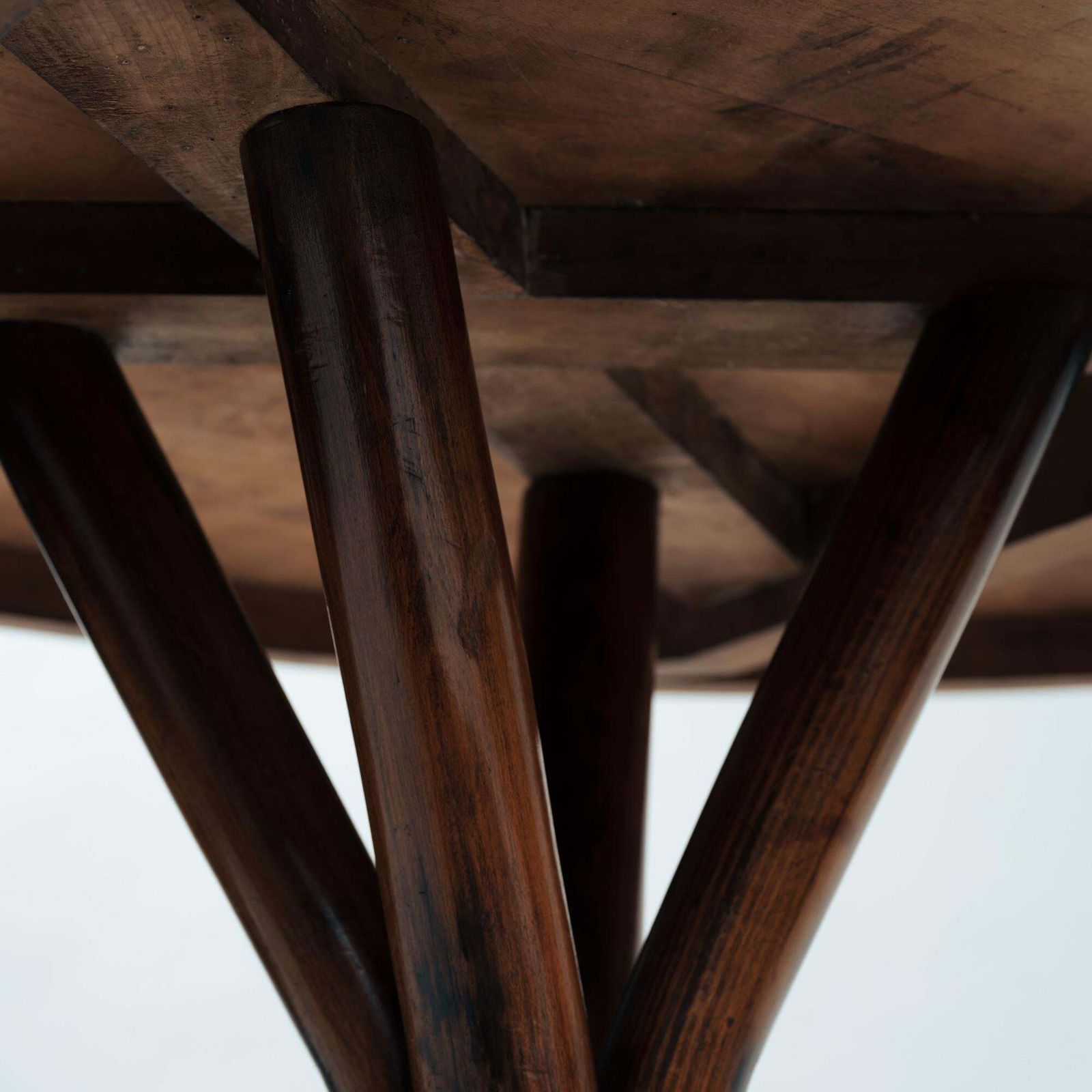 photo for sale Thonet Occasional Center Table Model No. 3, Bentwood With Flamed Palisander, 1890