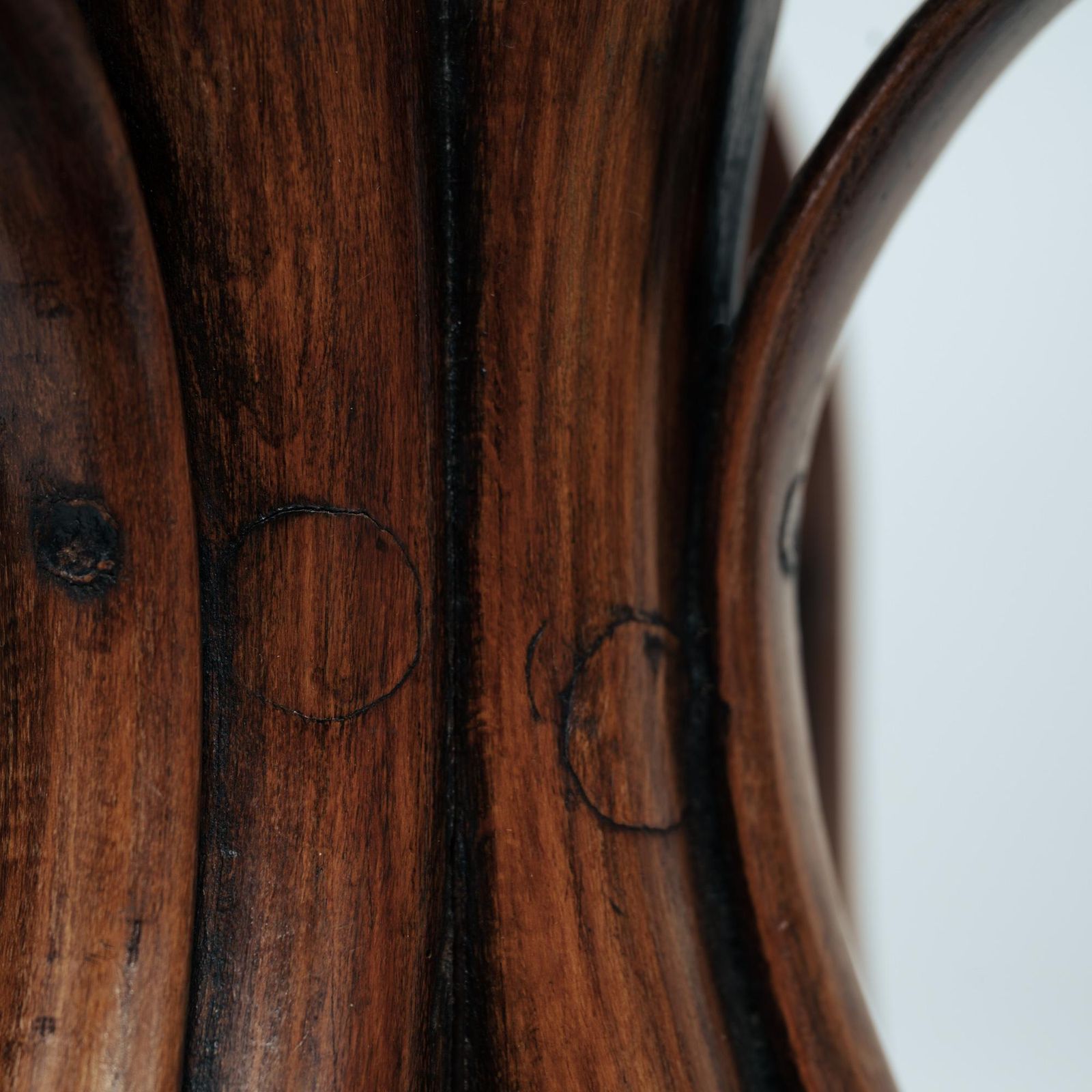 3165.0 Thonet Occasional Center Table Model No. 3, Bentwood With Flamed Palisander, 1890 photo