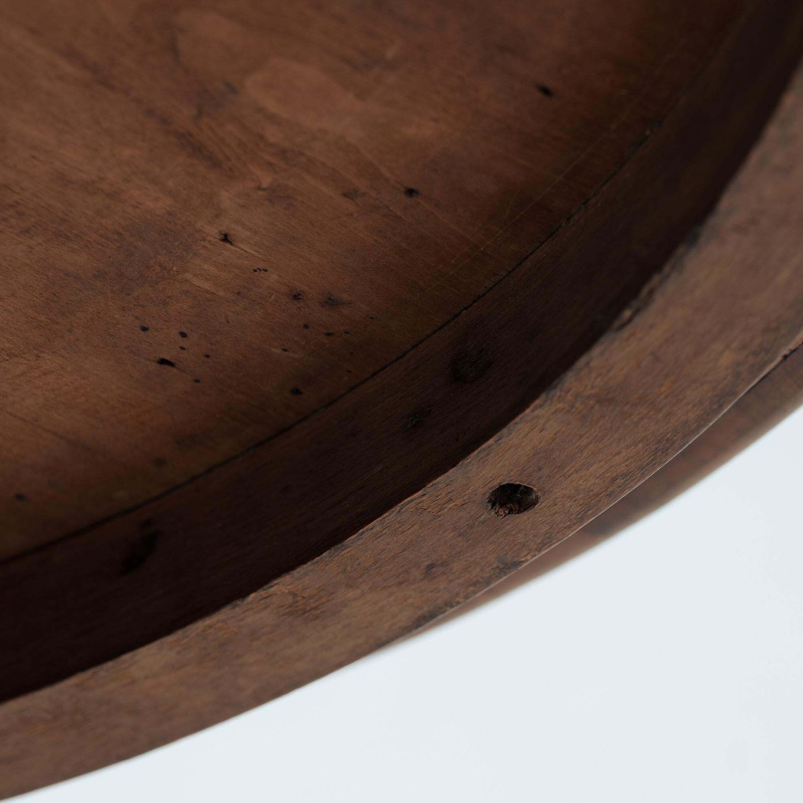 photo vintage Thonet Occasional Center Table Model No. 3, Bentwood With Flamed Palisander, 1890