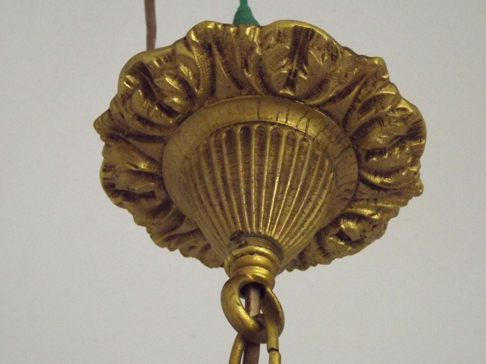 French Mid Century Quality Bronze 5 Light Traditional Style Chandelier photo buy