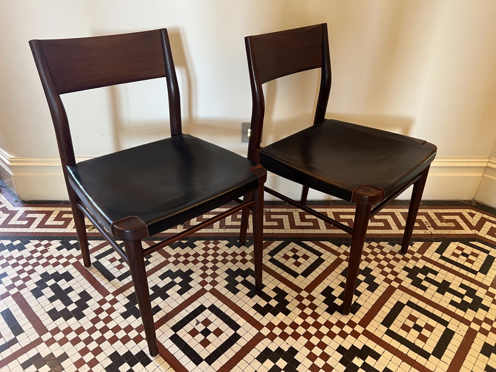 Set Of 6 Vintage Teak Chairs By Georg Leowold For Wilkhahn photo furniture