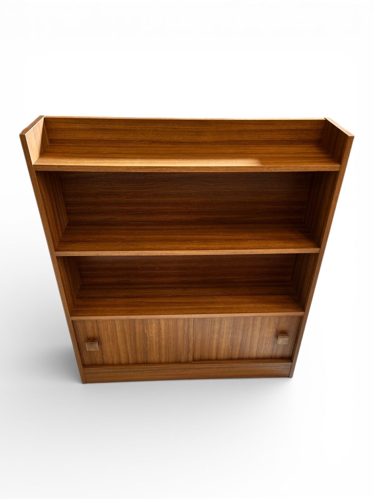 photo furniture Mid Century Wall Shelf Unit H90cm L79cm W18cm Deep Shelving Retro Style