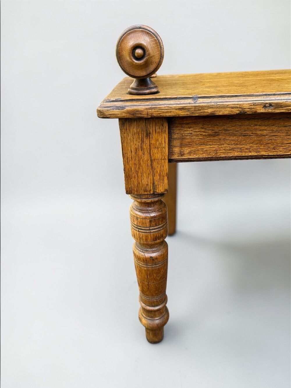 Victorian Oak Hall Bench/Window Seat photo 1100.0