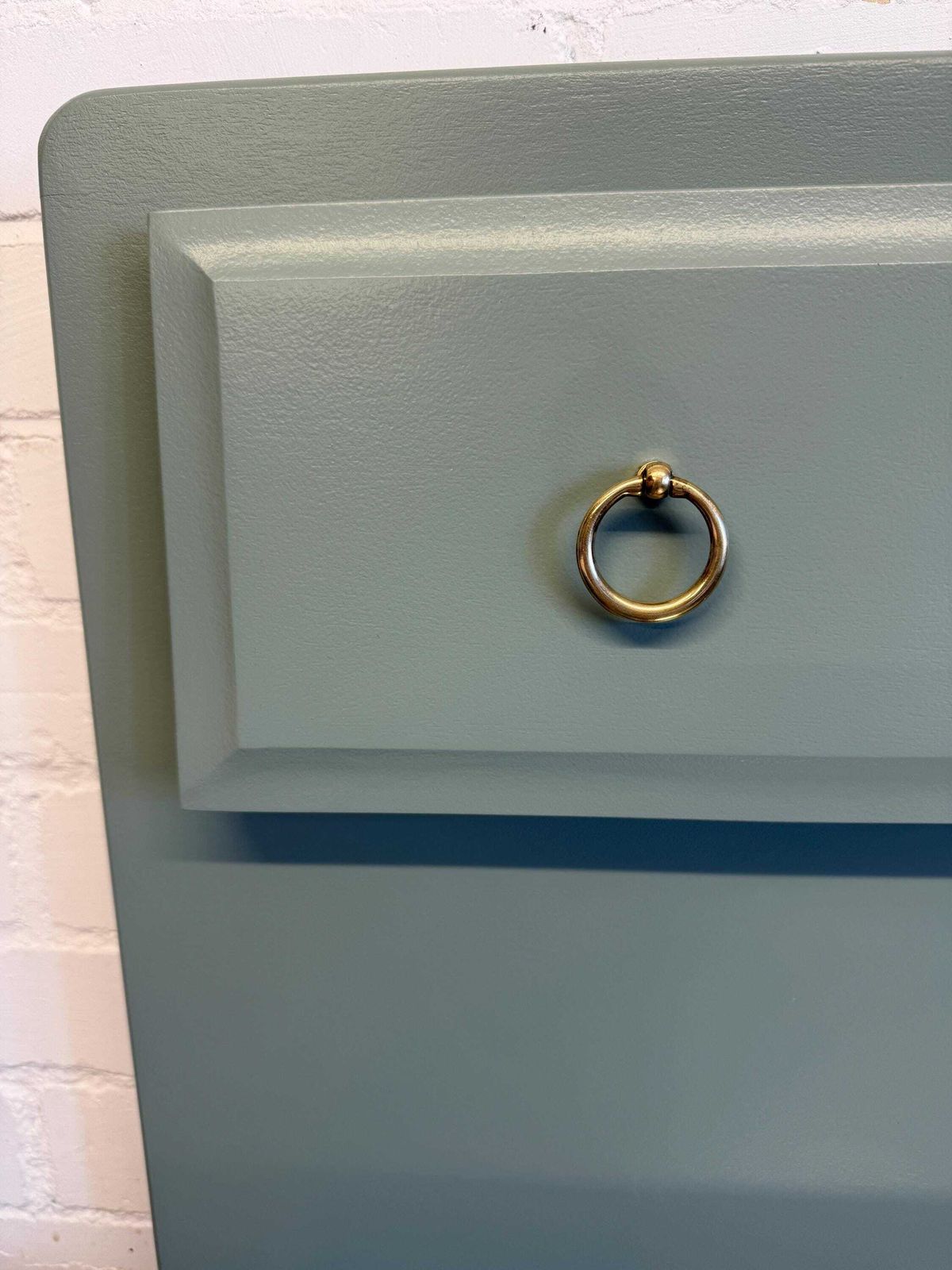 Stag Minstrel Drinks Cabinet | Card Room Green Farrow & Ball | Vintage Cocktail Cabinet | Painted Sideboard | Mid Century Bar Cabinet photo vintage